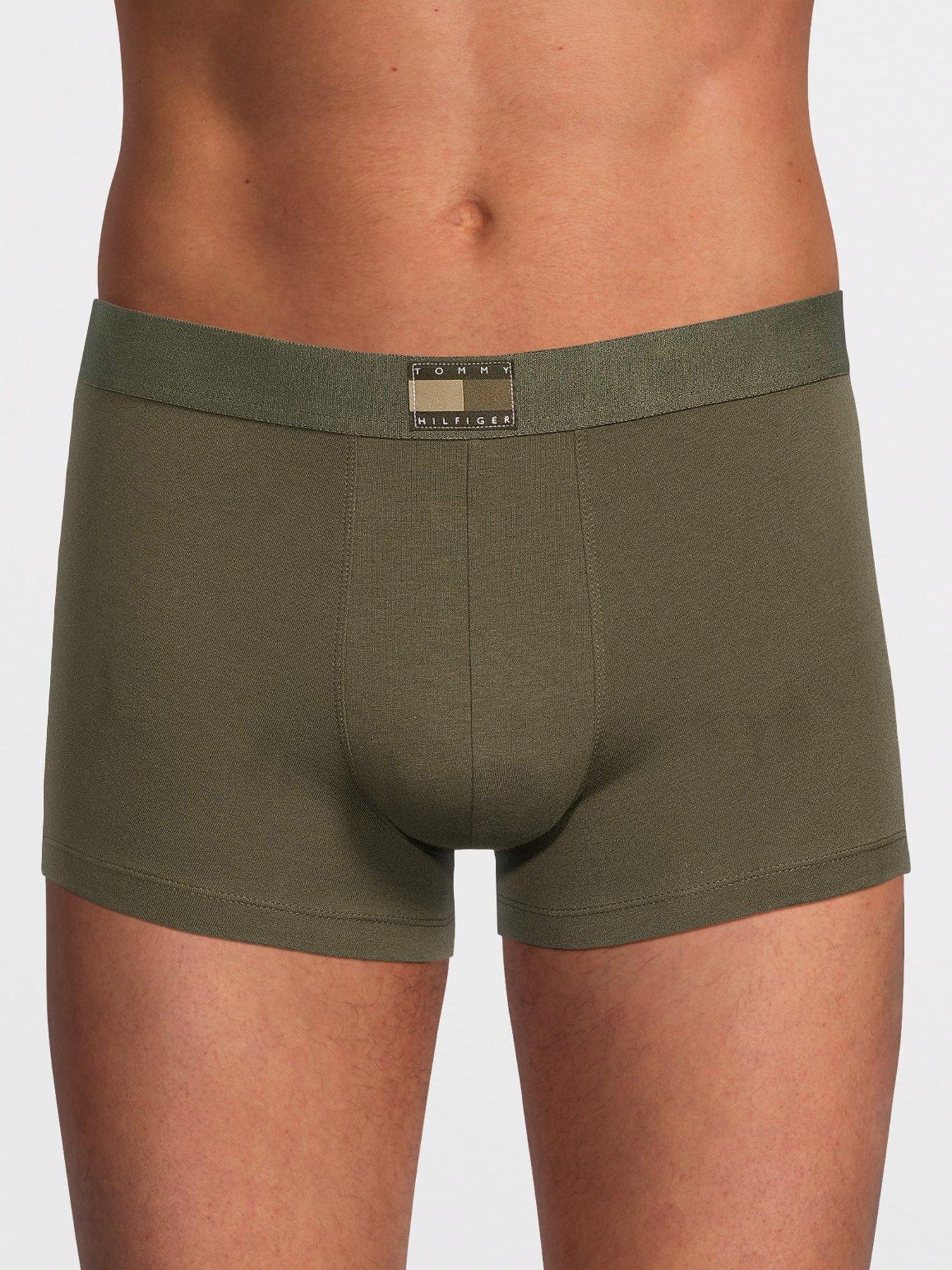 Image 2 of 3 of Tommy Hilfiger Tommy Hilfiger 3 Pack Heritage Tonal Flag Trunks - Assorted