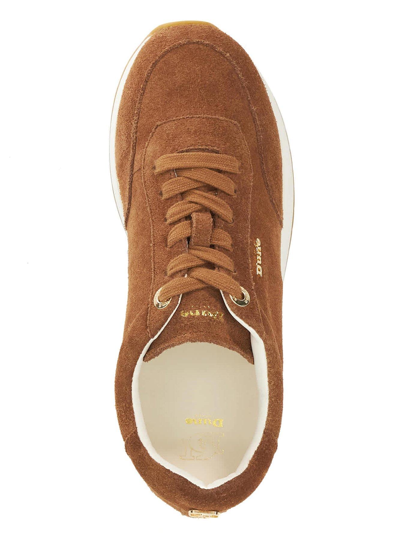 dune-london-ettah-slim-sole-runner-browndetail