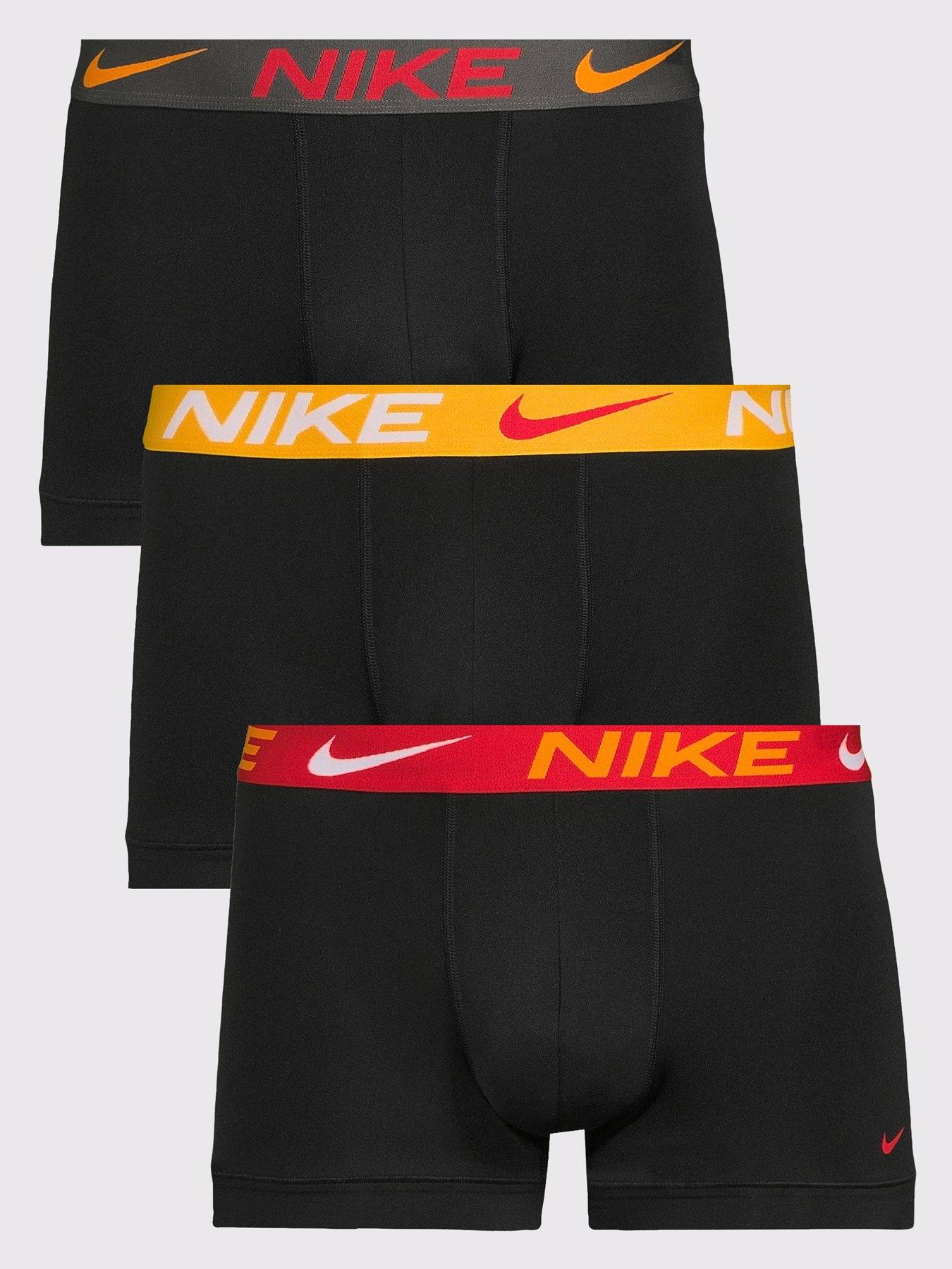 Nike Micro 3 Pack Trunks - Black/Multi