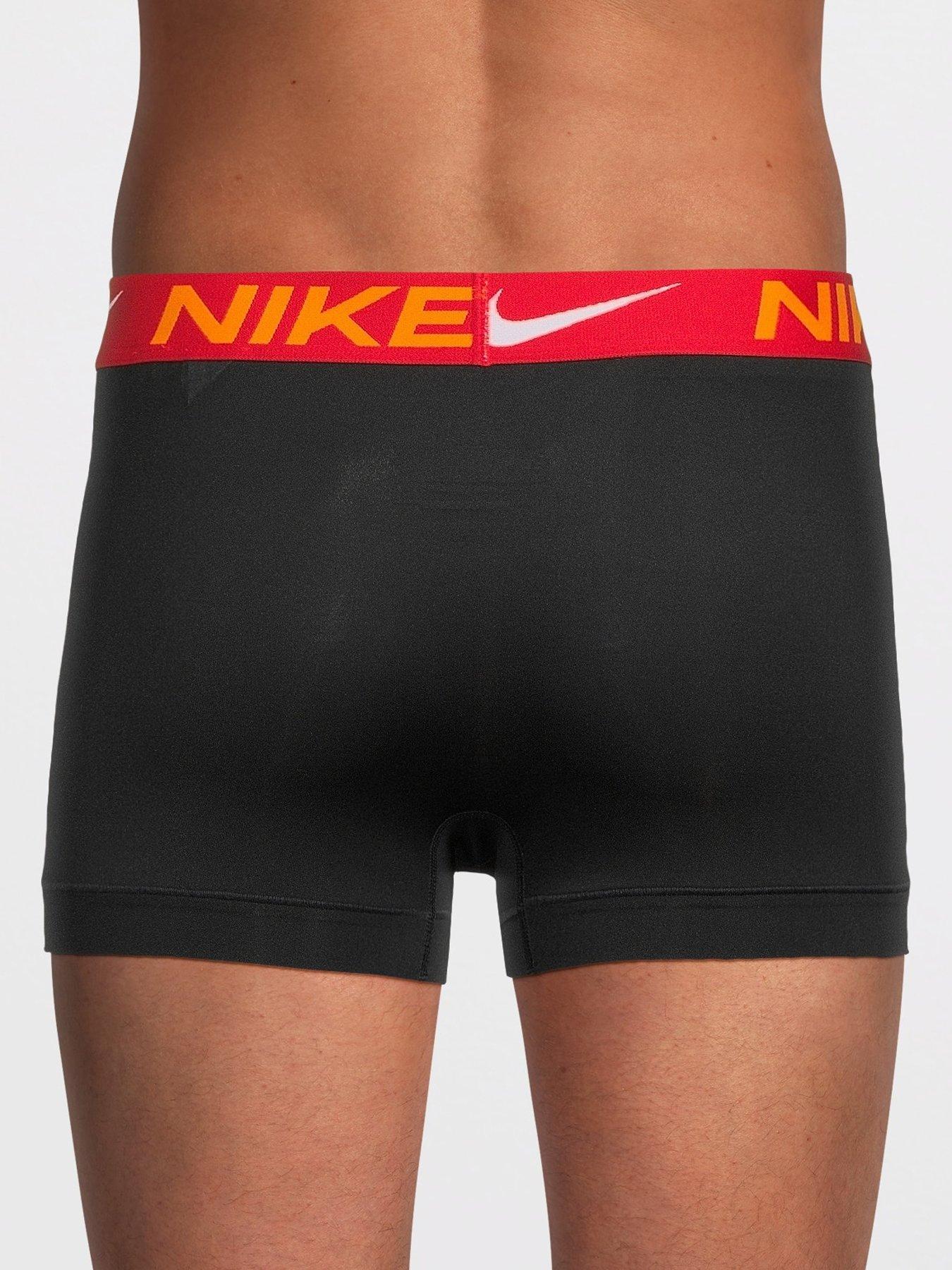 Image 3 of 3 of Nike Micro 3 Pack Trunks - Black/Multi