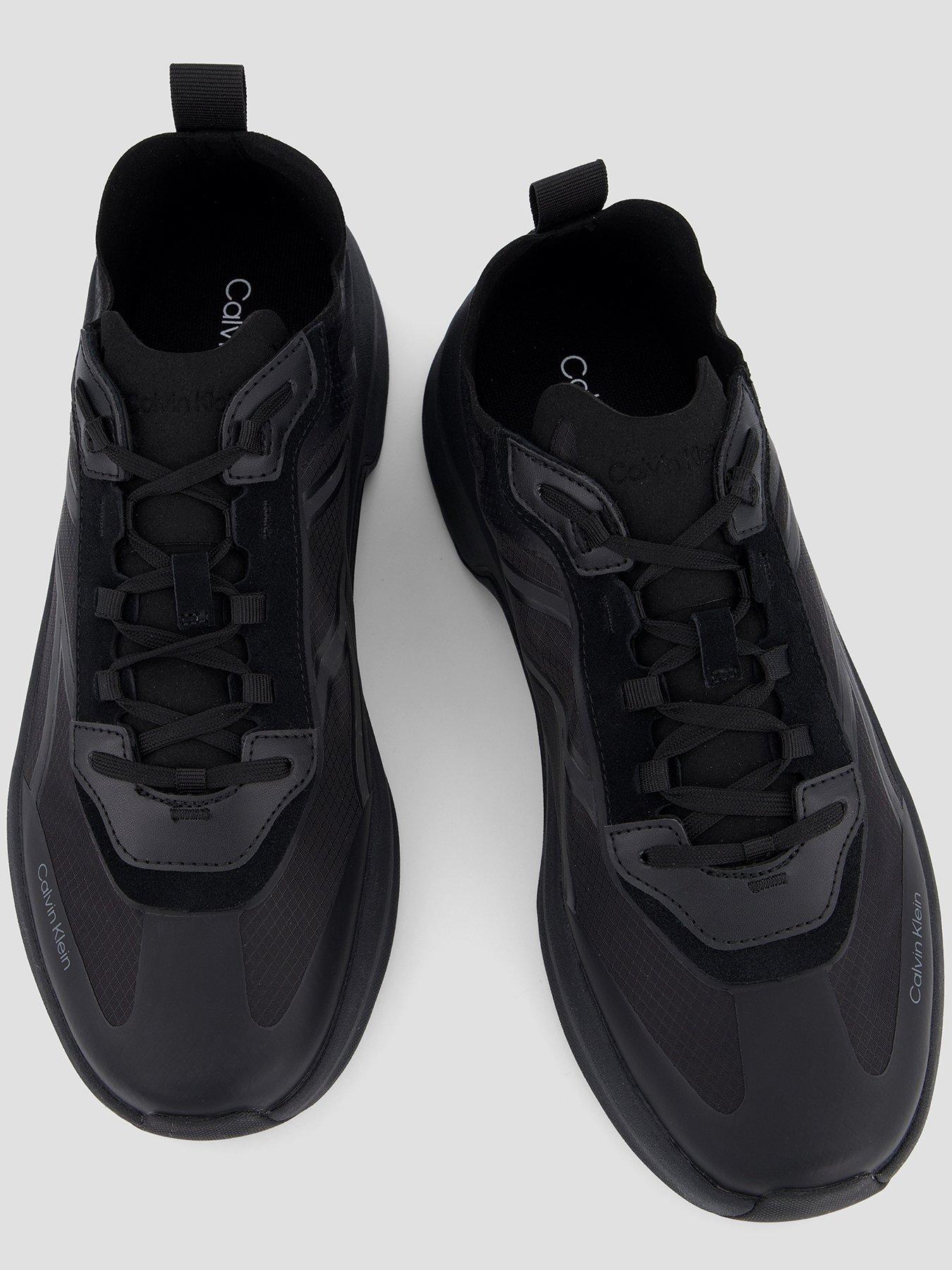 Image 3 of 7 of Calvin Klein Chunky Run Laceup Stripe Ny - Black