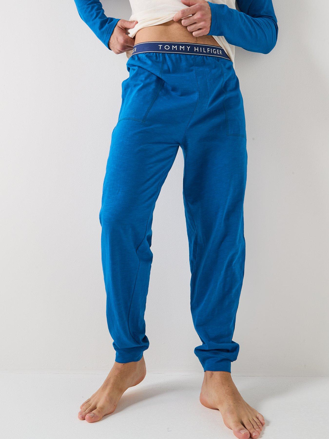 Image 5 of 6 of Tommy Hilfiger Raglan Pyjama Set - Blue