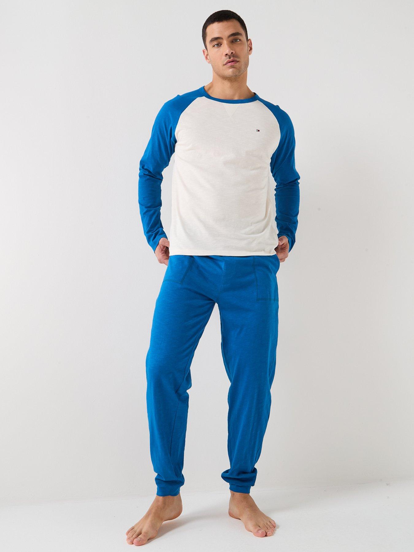Image 6 of 6 of Tommy Hilfiger Raglan Pyjama Set - Blue