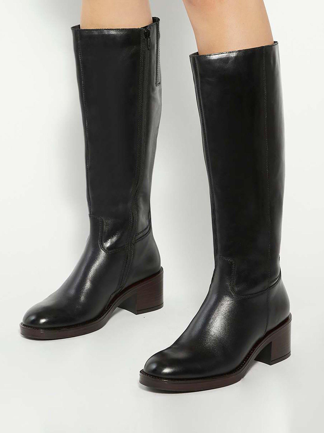 dune-london-tammies-block-heel-boots-black