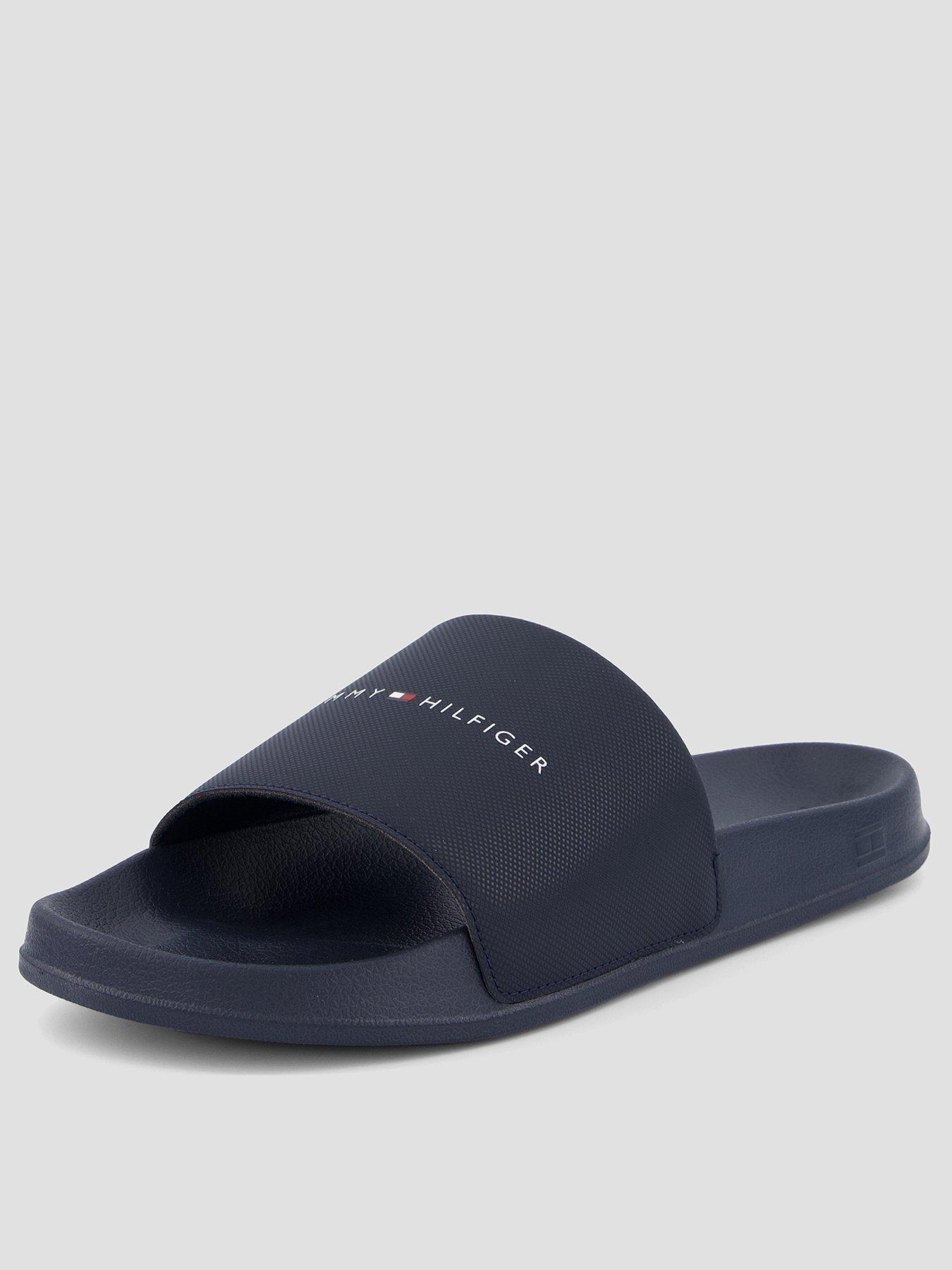 Image 1 of 7 of Tommy Hilfiger Core Pool Slide - Navy