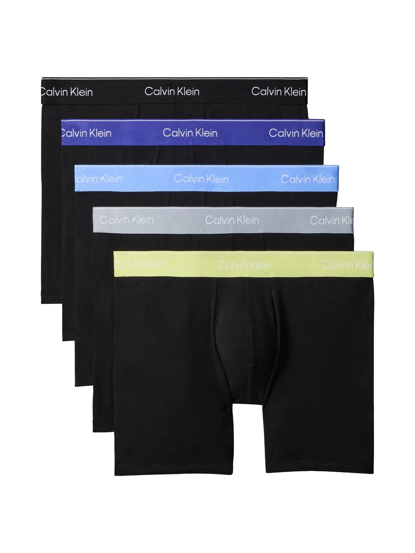 Calvin Klein Underwear Icon Cotton Stretch 5 Pack Boxer Brief - Black