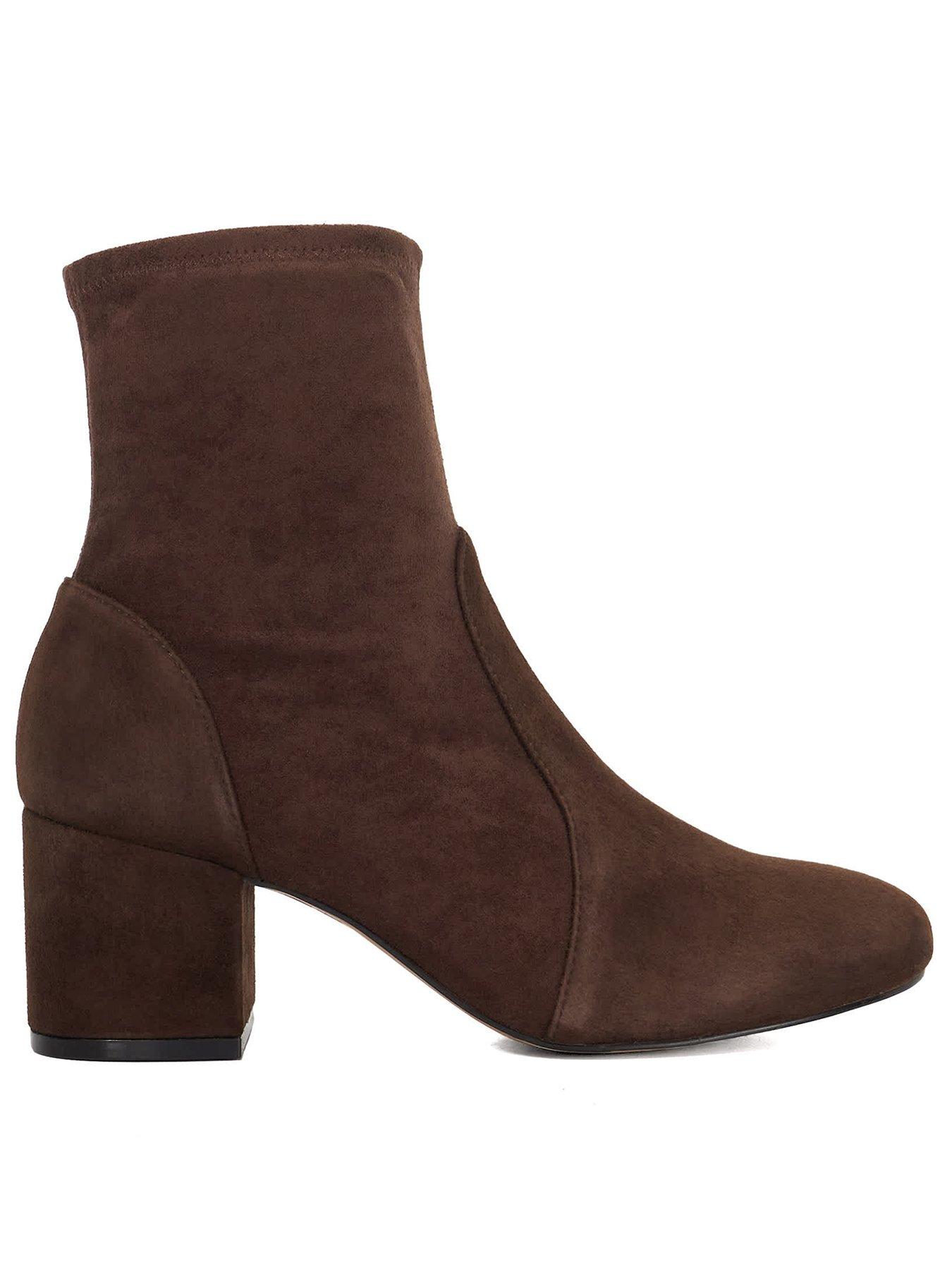 dune-london-olianna-sock-boot-block-heel-boot-brown