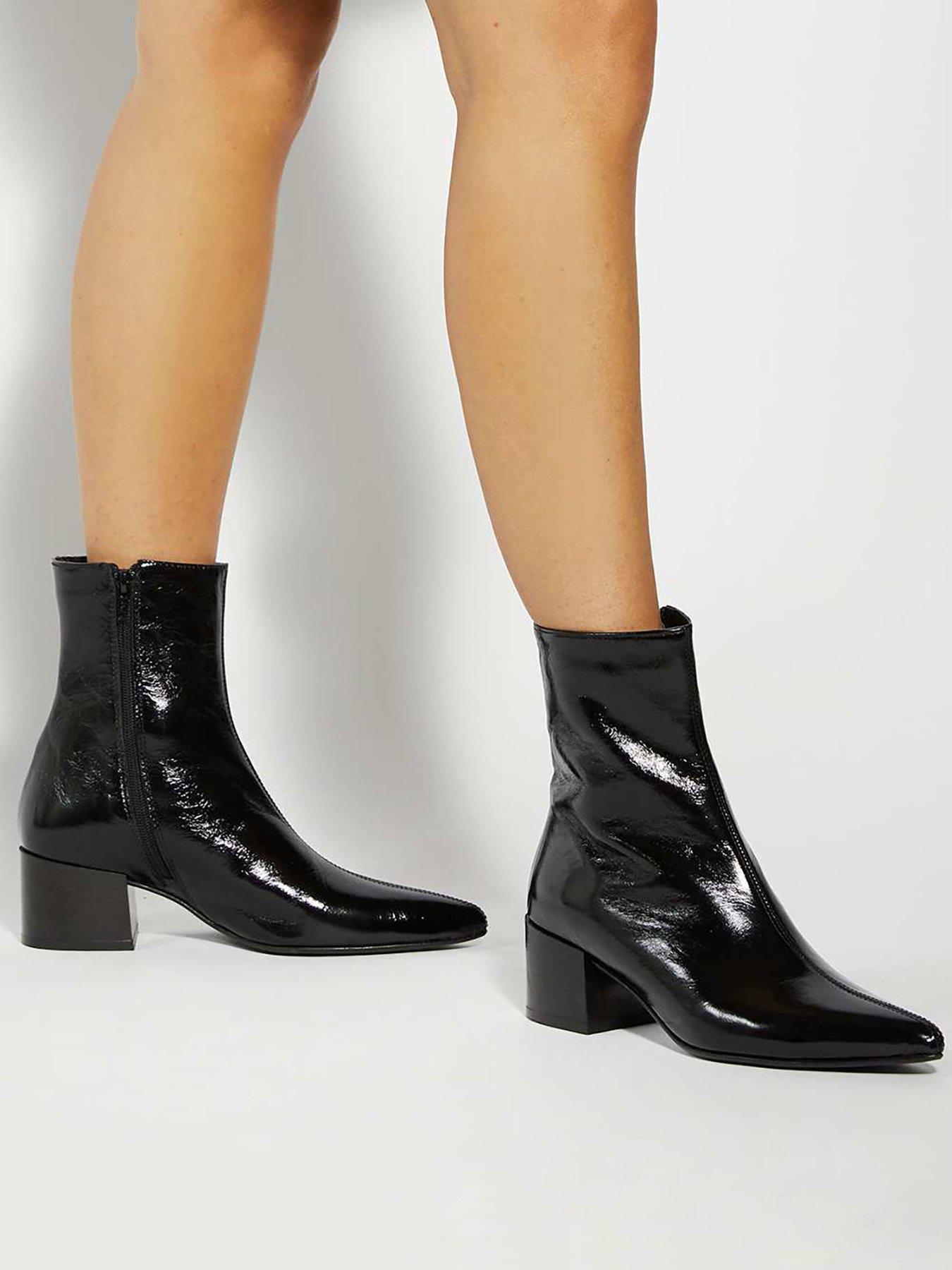dune-london-pami-pointed-toe-block-ankle-boot-blackfront