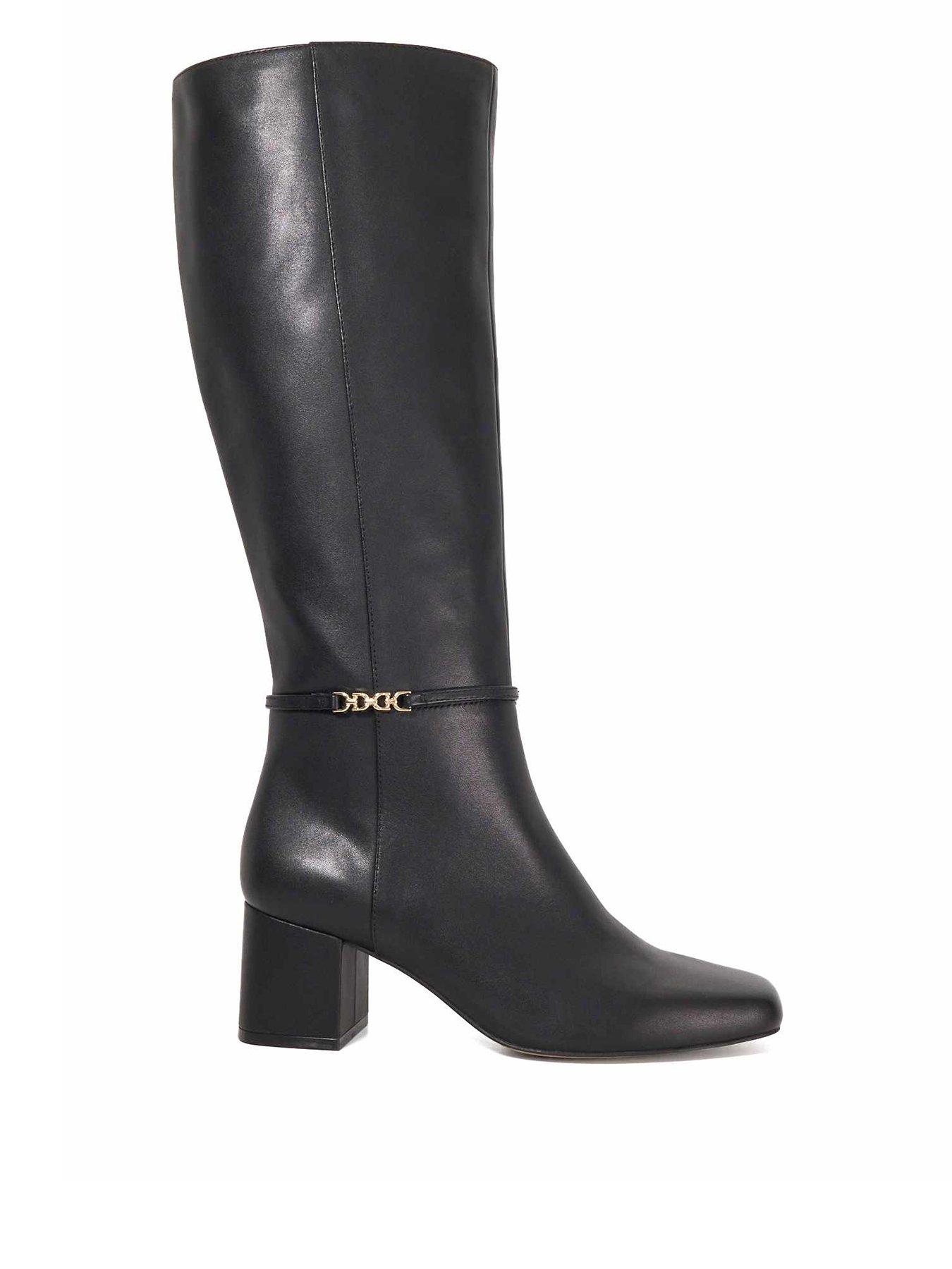 dune-london-sanna-square-toe-knee-high-boots-blackstillFront