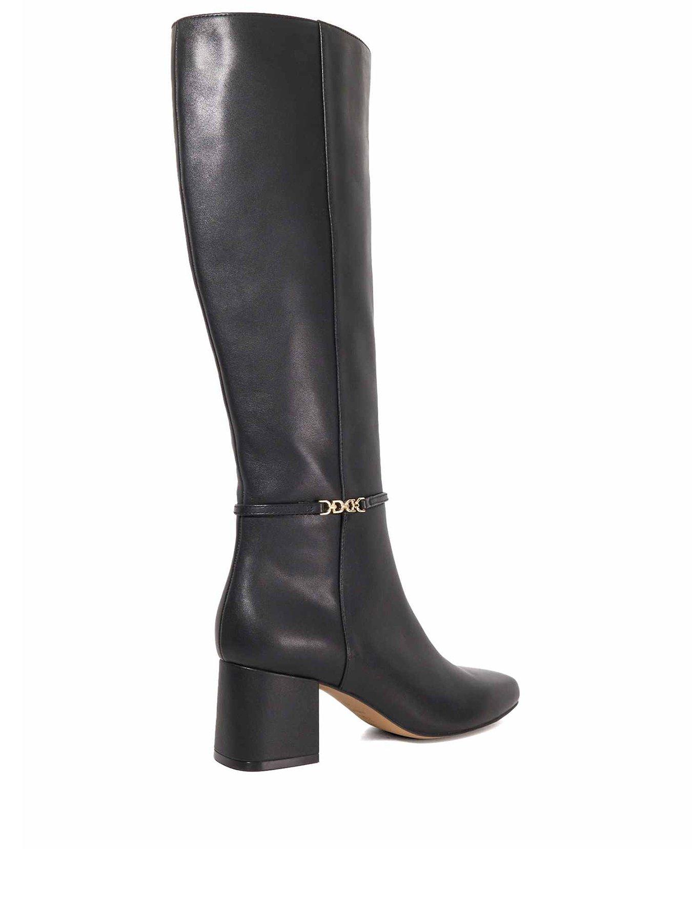 dune-london-sanna-square-toe-knee-high-boots-blackoutfit
