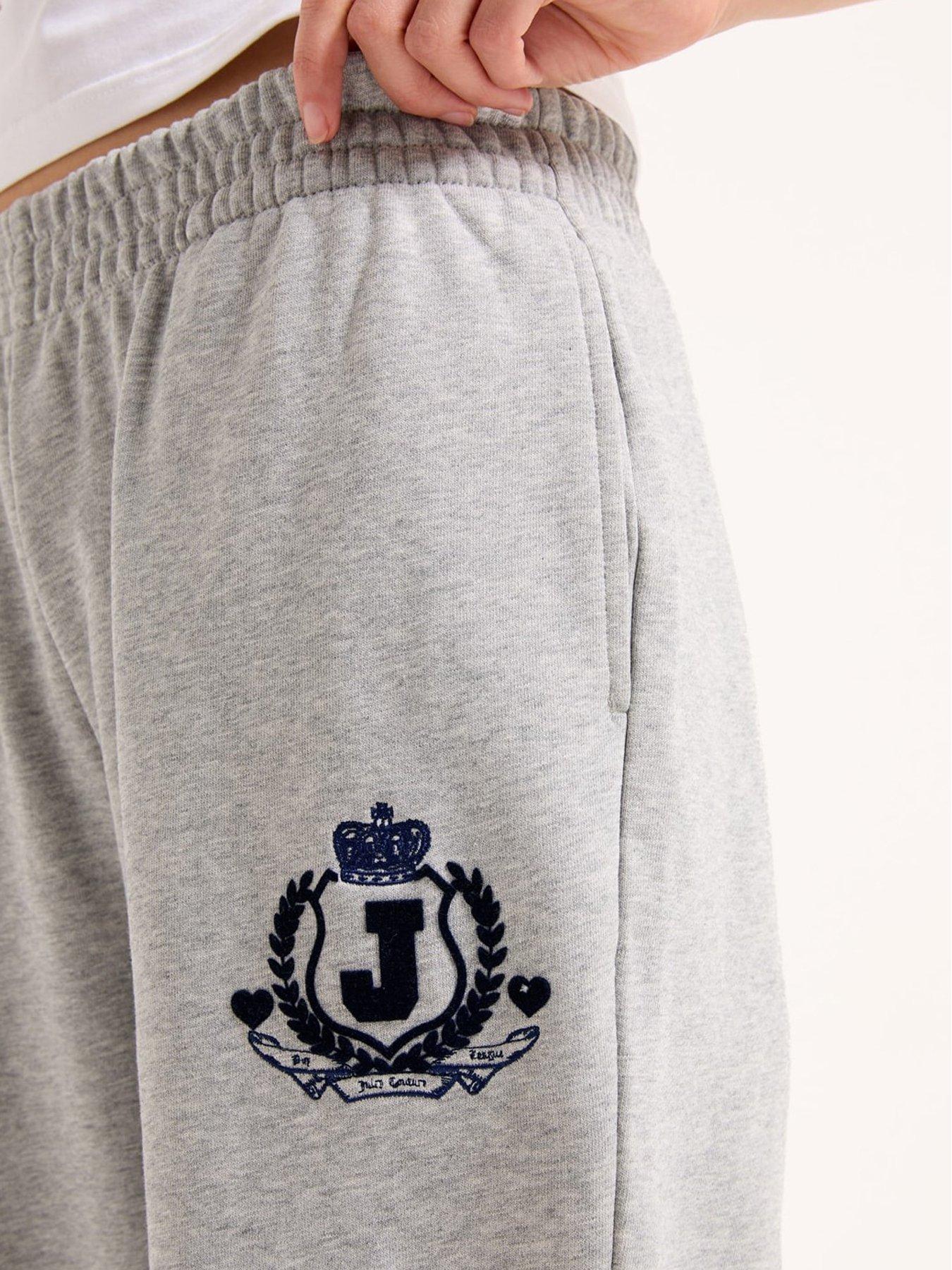 juicy-couture-vista-crest-cuffed-loopback-joggers-silver-marlingoutfit