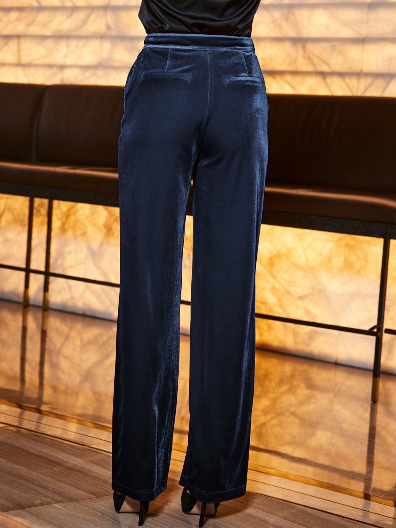 sosandar-velvet-wide-leg-trouser-bluestillFront