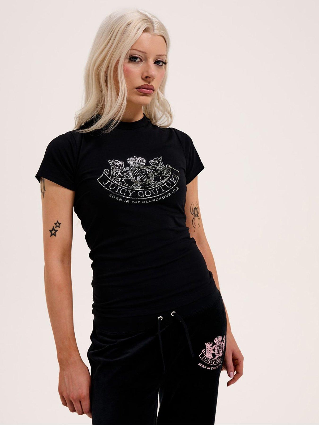 juicy-couture-dog-crest-hilton-t-shirt-black