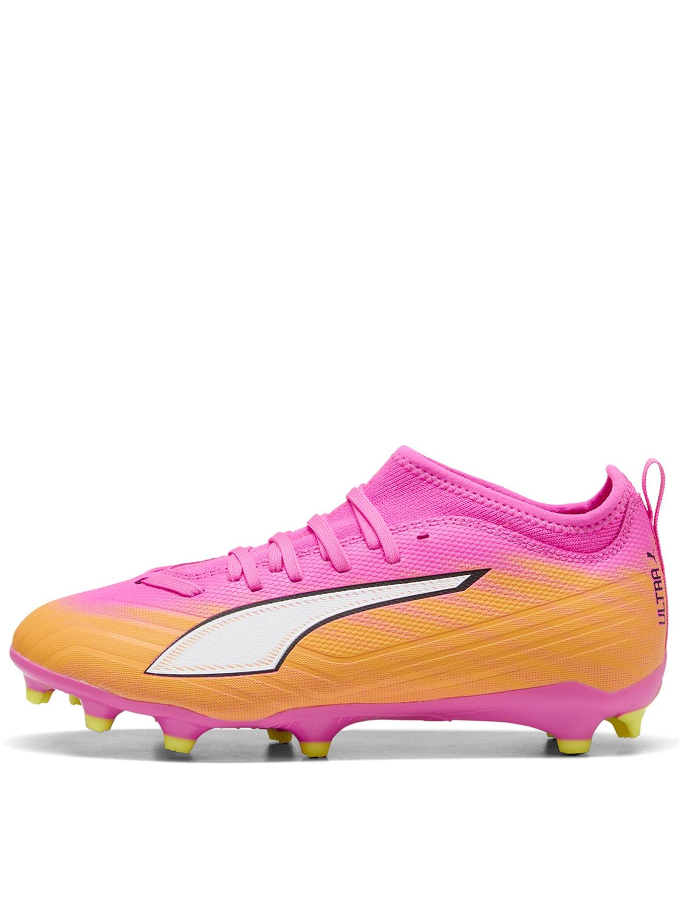 Puma Junior Ultra 6 Match Firm Ground Football Boots - Pink