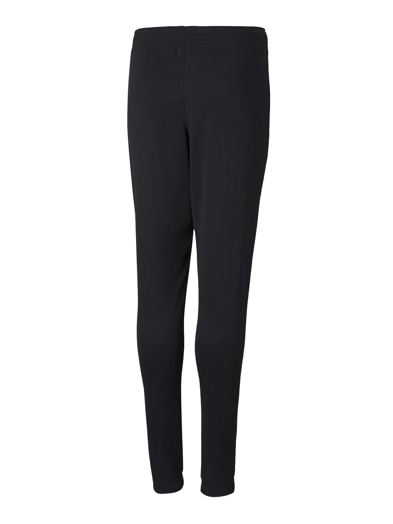 Image 2 of 2 of Puma Junior Football Team Rise Poly Training Pant - Black/White