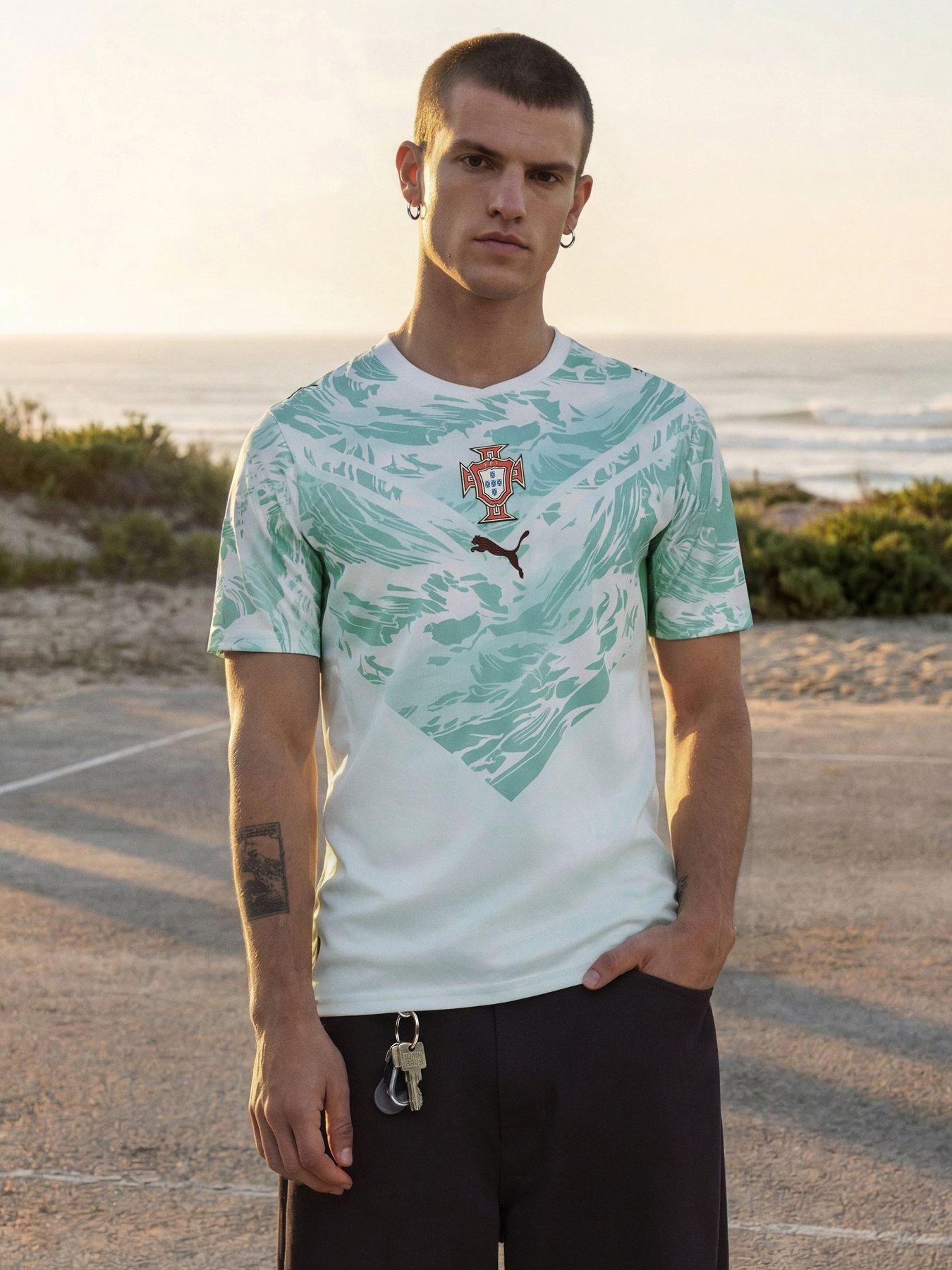 Image 1 of 7 of Puma Mens Portugal Away Replica Football Shirt - White
