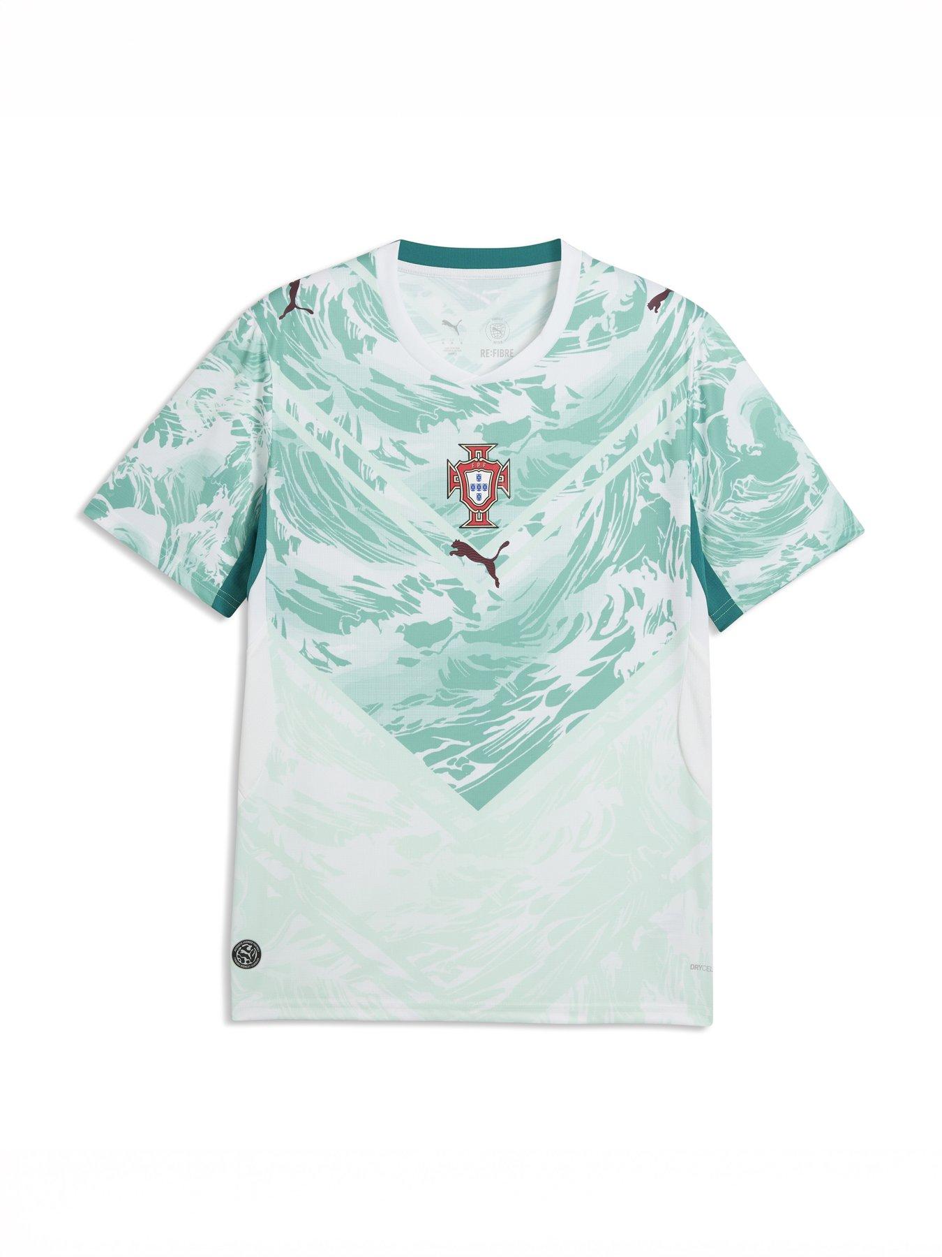 Image 6 of 7 of Puma Mens Portugal Away Replica Football Shirt - White