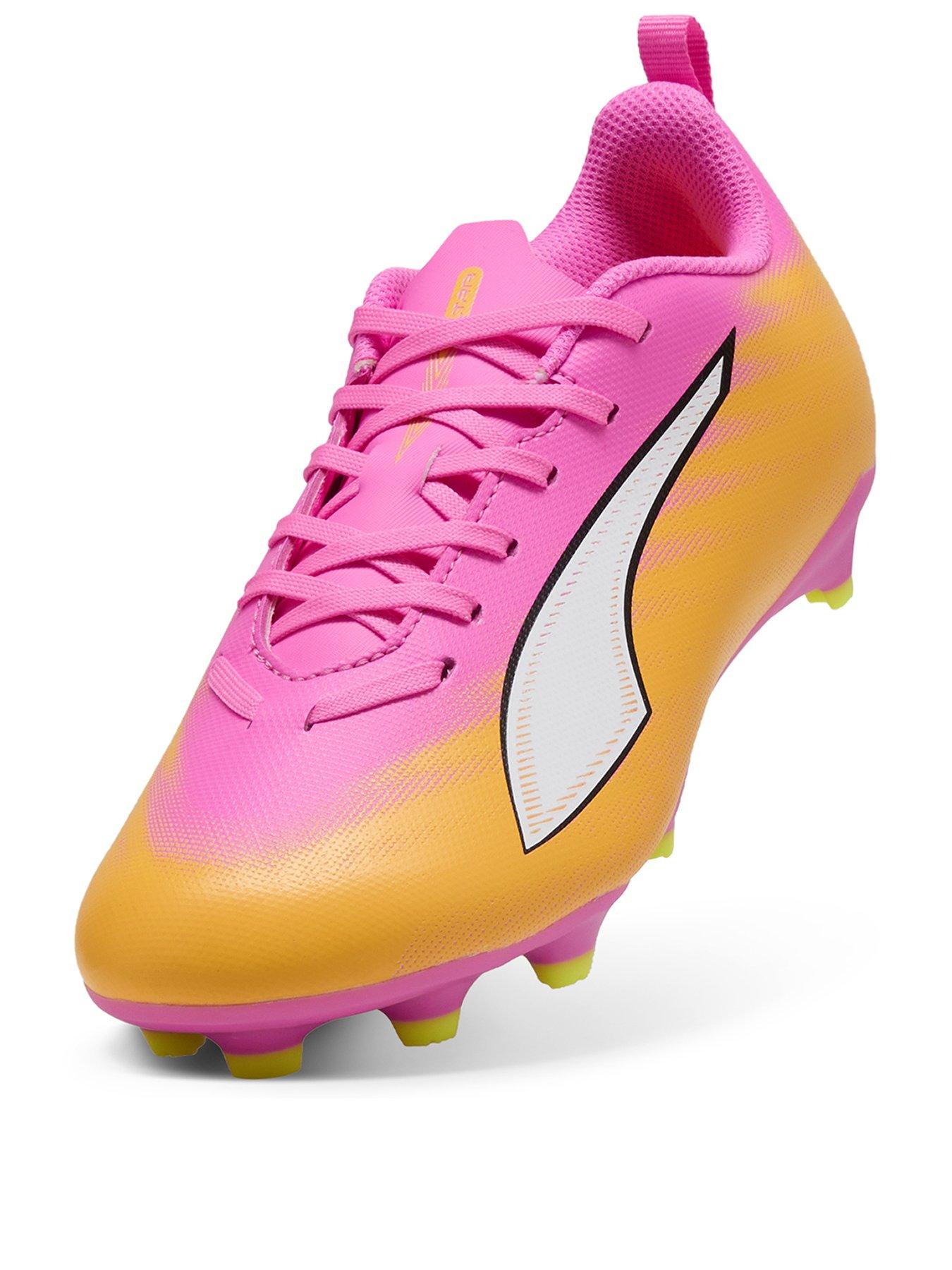 Image 2 of 6 of Puma Junior Ultra 6 Play Firm Ground Football Boots - Pink