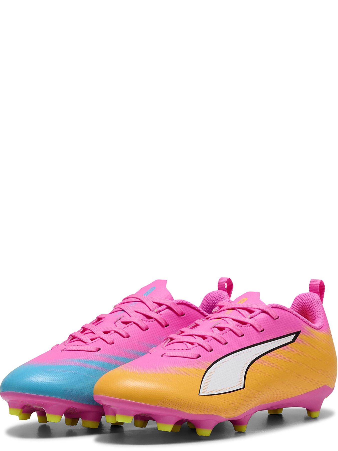 Image 4 of 6 of Puma Junior Ultra 6 Play Firm Ground Football Boots - Pink
