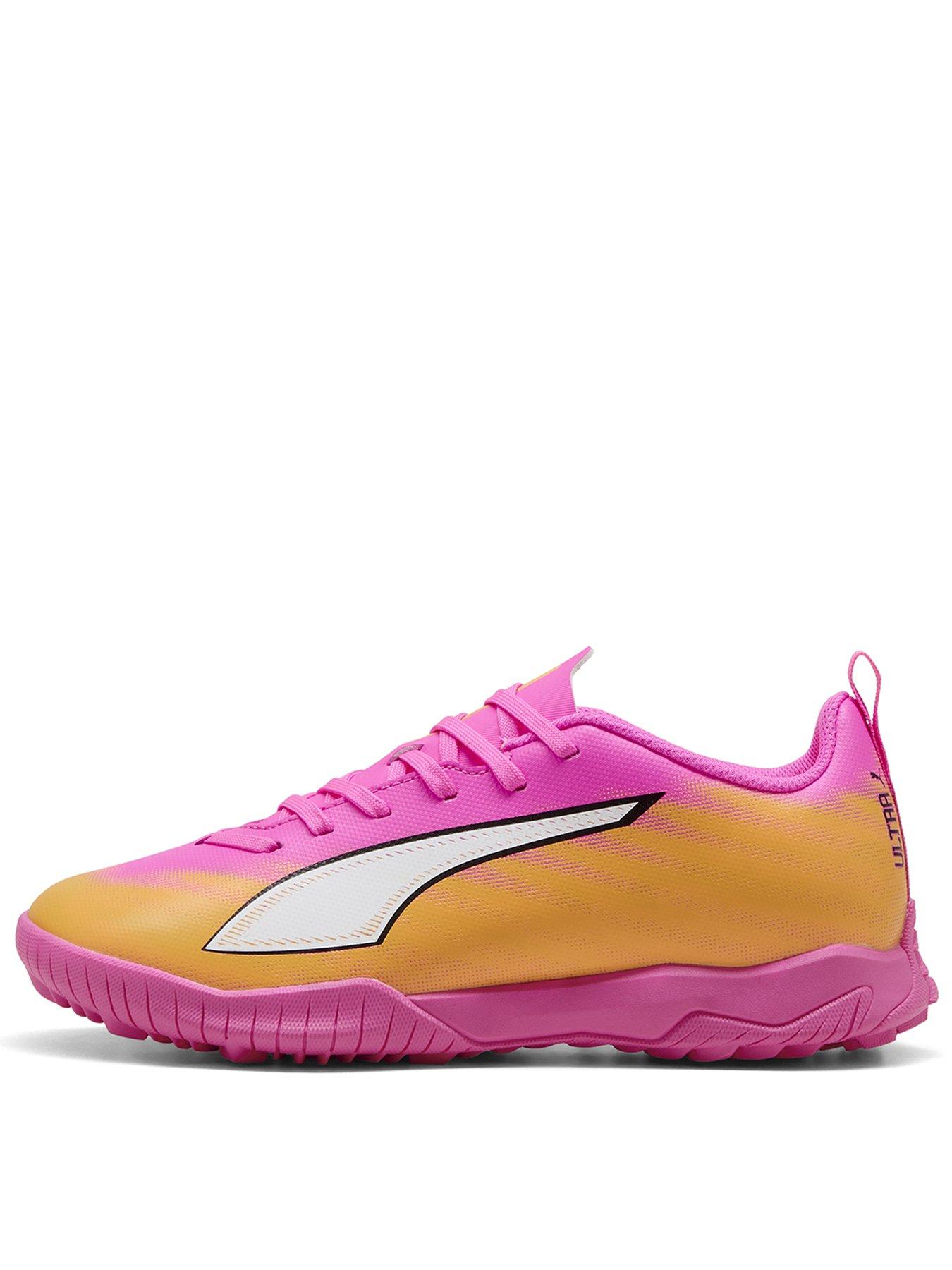 Puma Junior Ultra 6 Play Astro Turf Football Boots - Pink