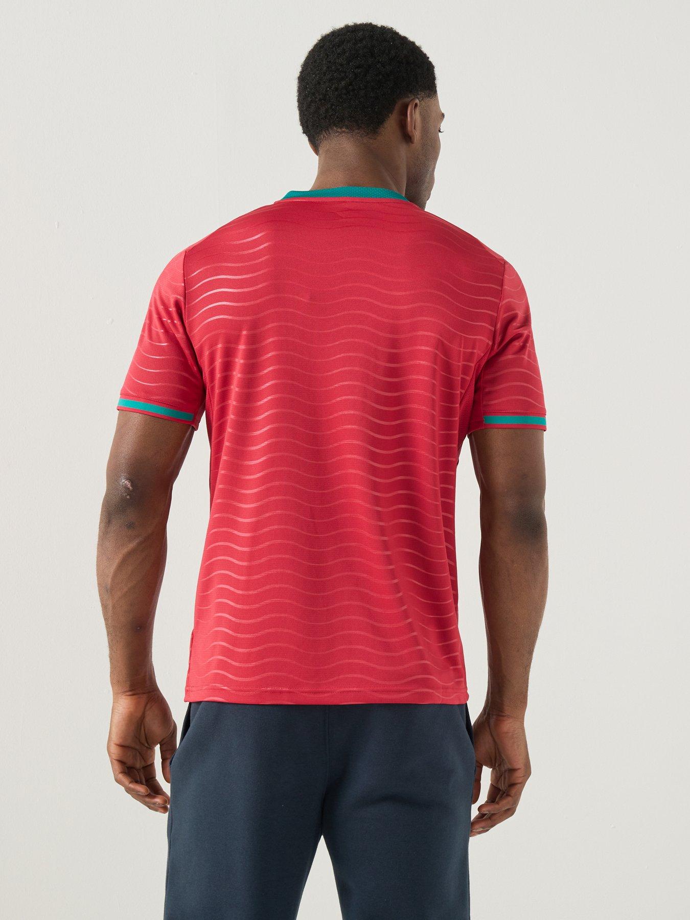Image 2 of 6 of Puma Mens Portugal Home Replica Football Shirt - Red