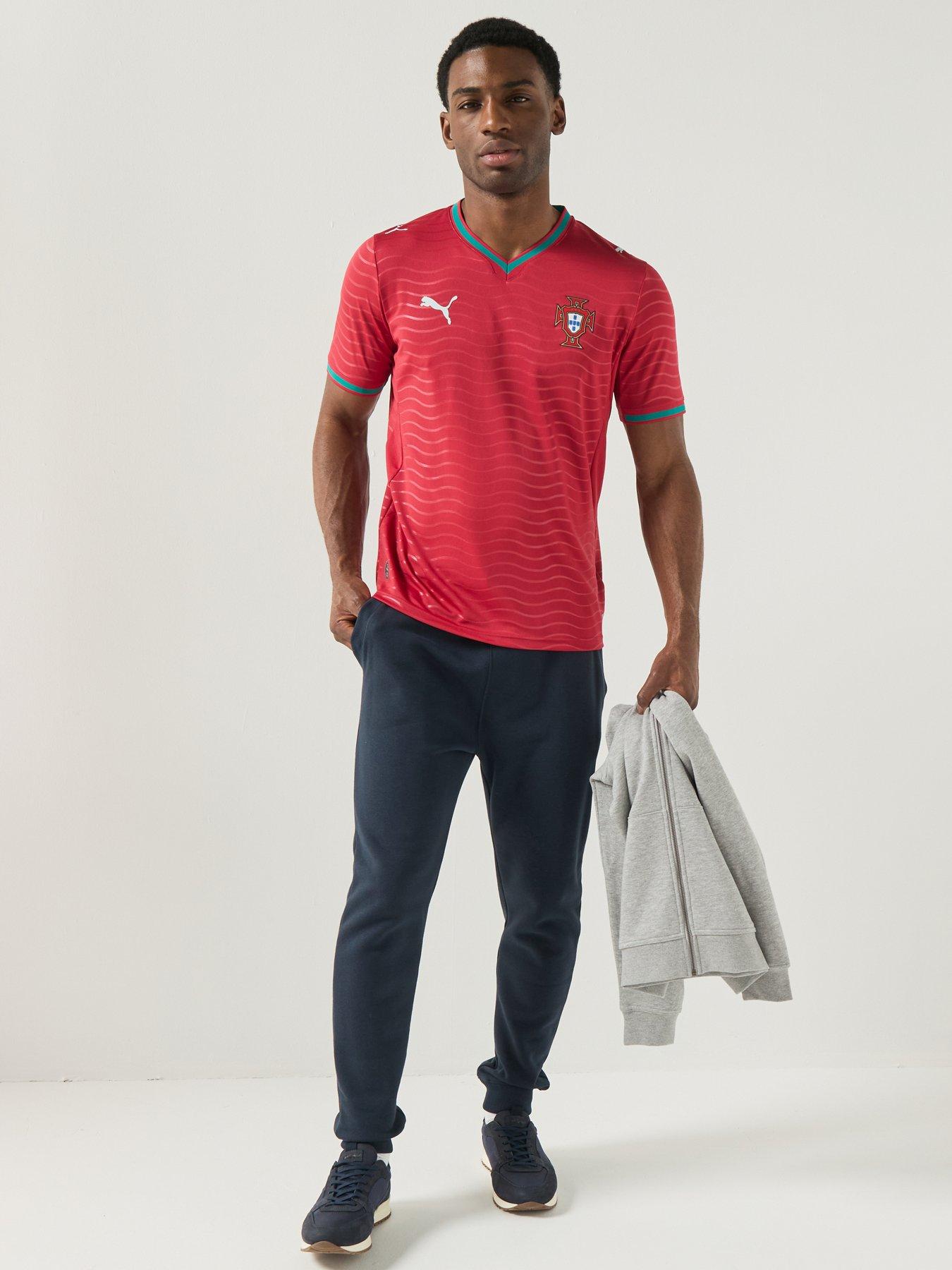 Image 3 of 6 of Puma Mens Portugal Home Replica Football Shirt - Red