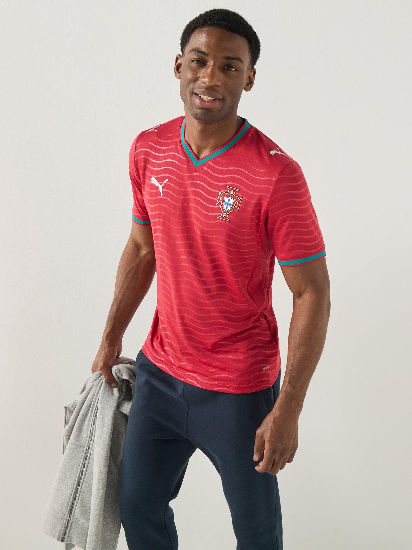 Image 5 of 6 of Puma Mens Portugal Home Replica Football Shirt - Red