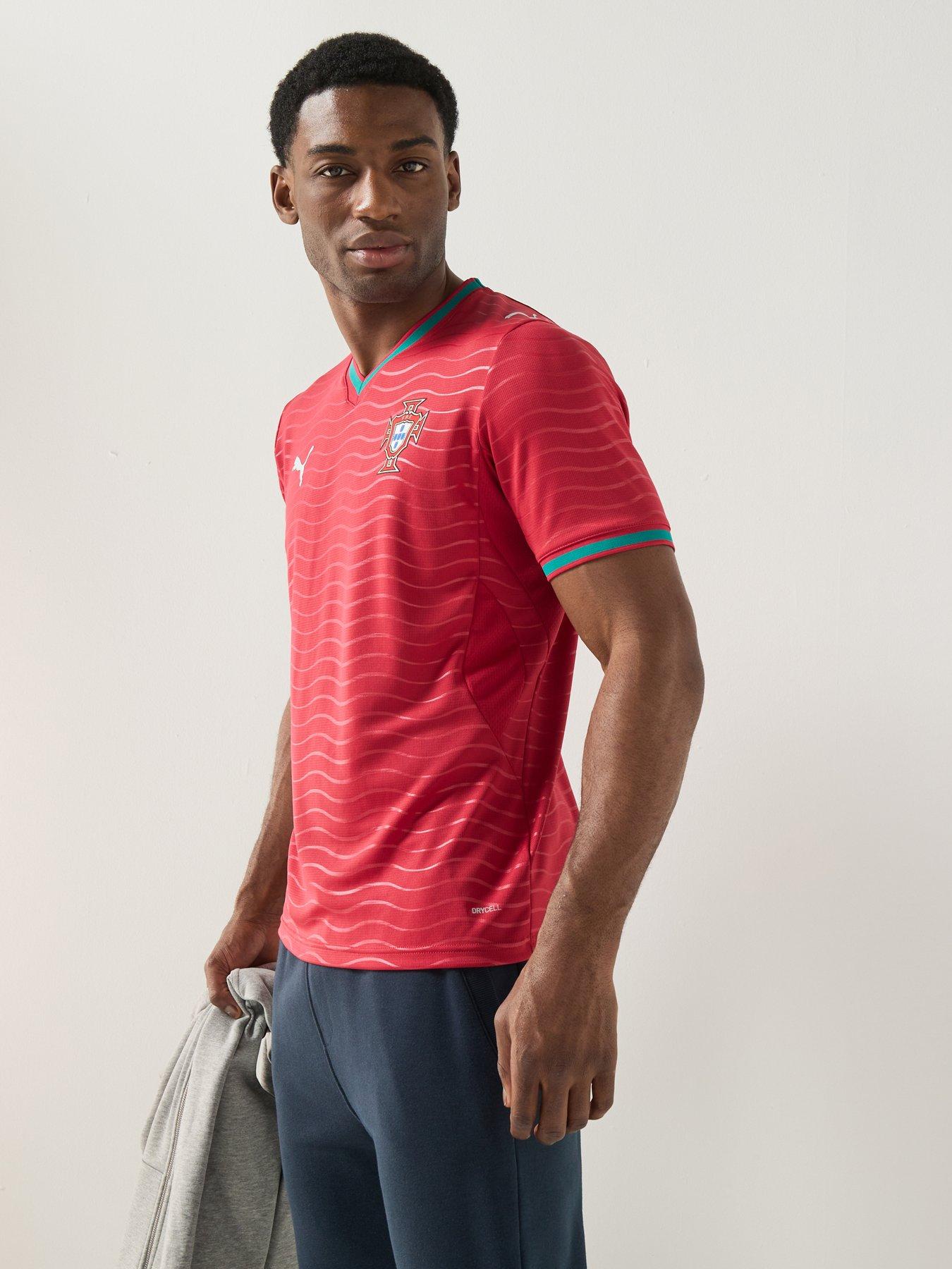 Image 6 of 6 of Puma Mens Portugal Home Replica Football Shirt - Red
