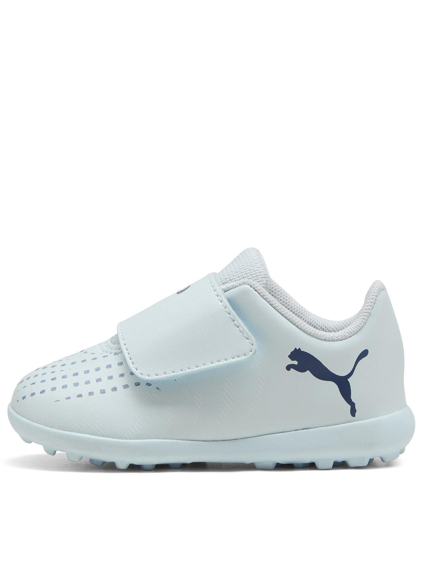 Puma Junior Infant Future 9 Play Velcro Astro Turf Football Boots - Blue