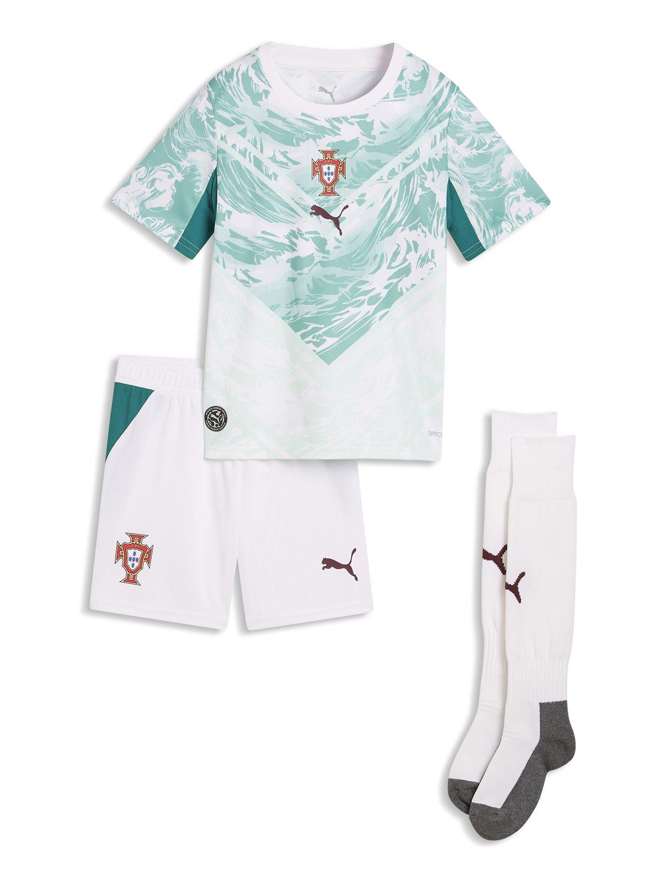 Image 1 of 2 of Puma Junior Portugal Away Replica Mini Kit - White