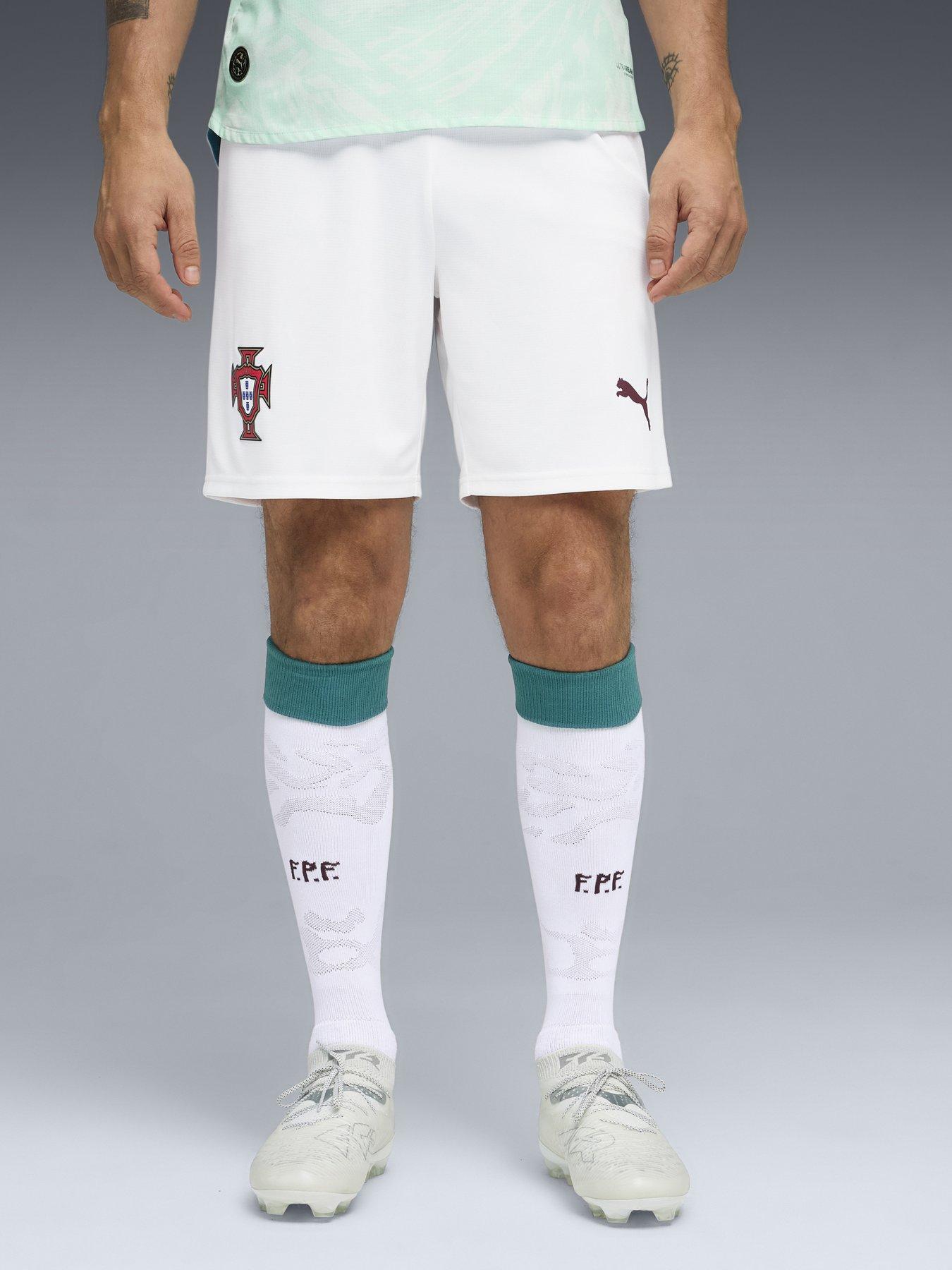 Image 1 of 5 of Puma Mens Portugal Away Replica Football Shorts - White