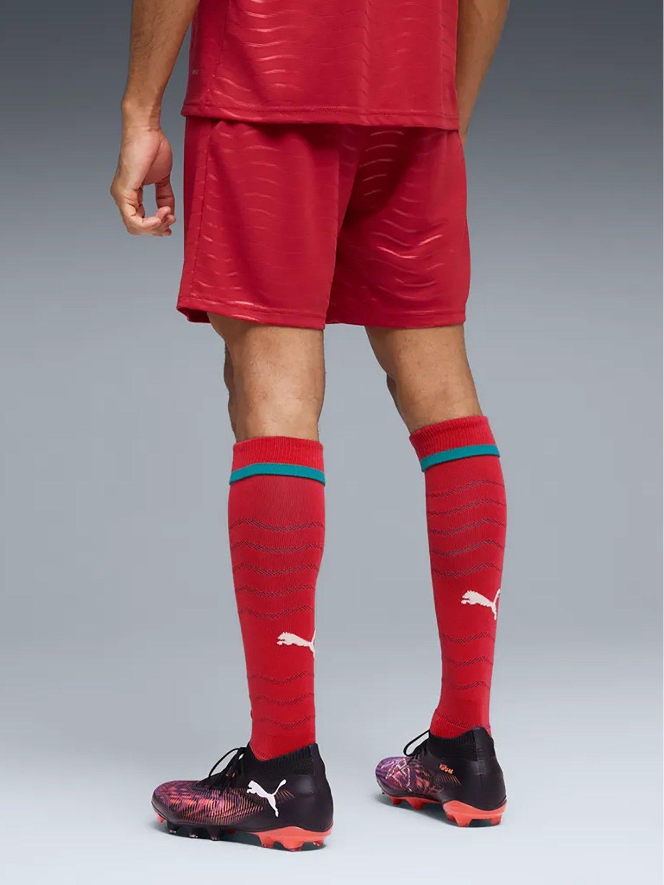 Image 2 of 4 of Puma Mens Portugal Home Replica Football Shorts - Red