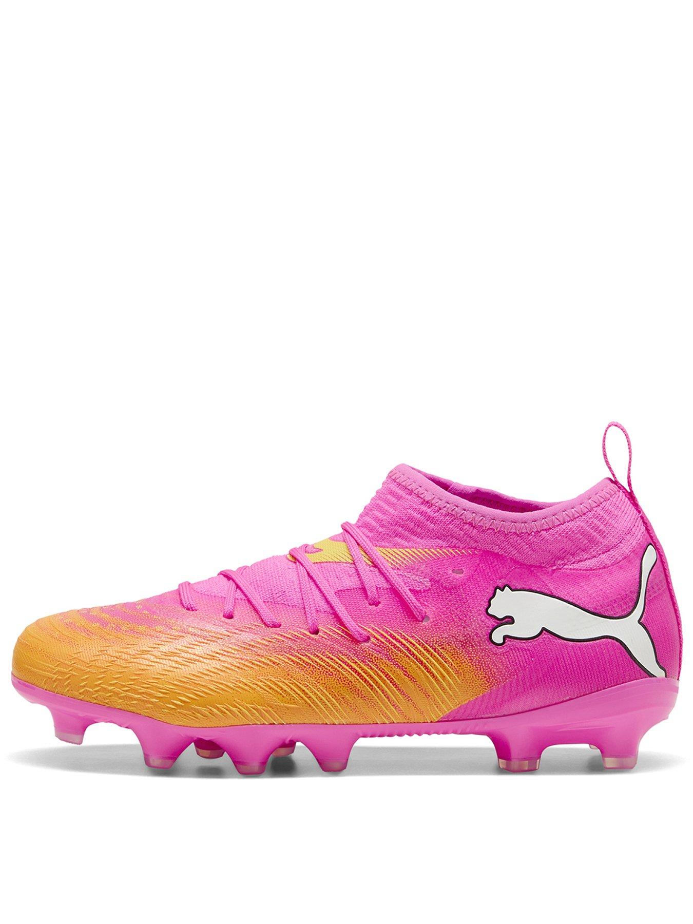 Puma Junior Future 9 Match Firm Ground Football Boots - Pink