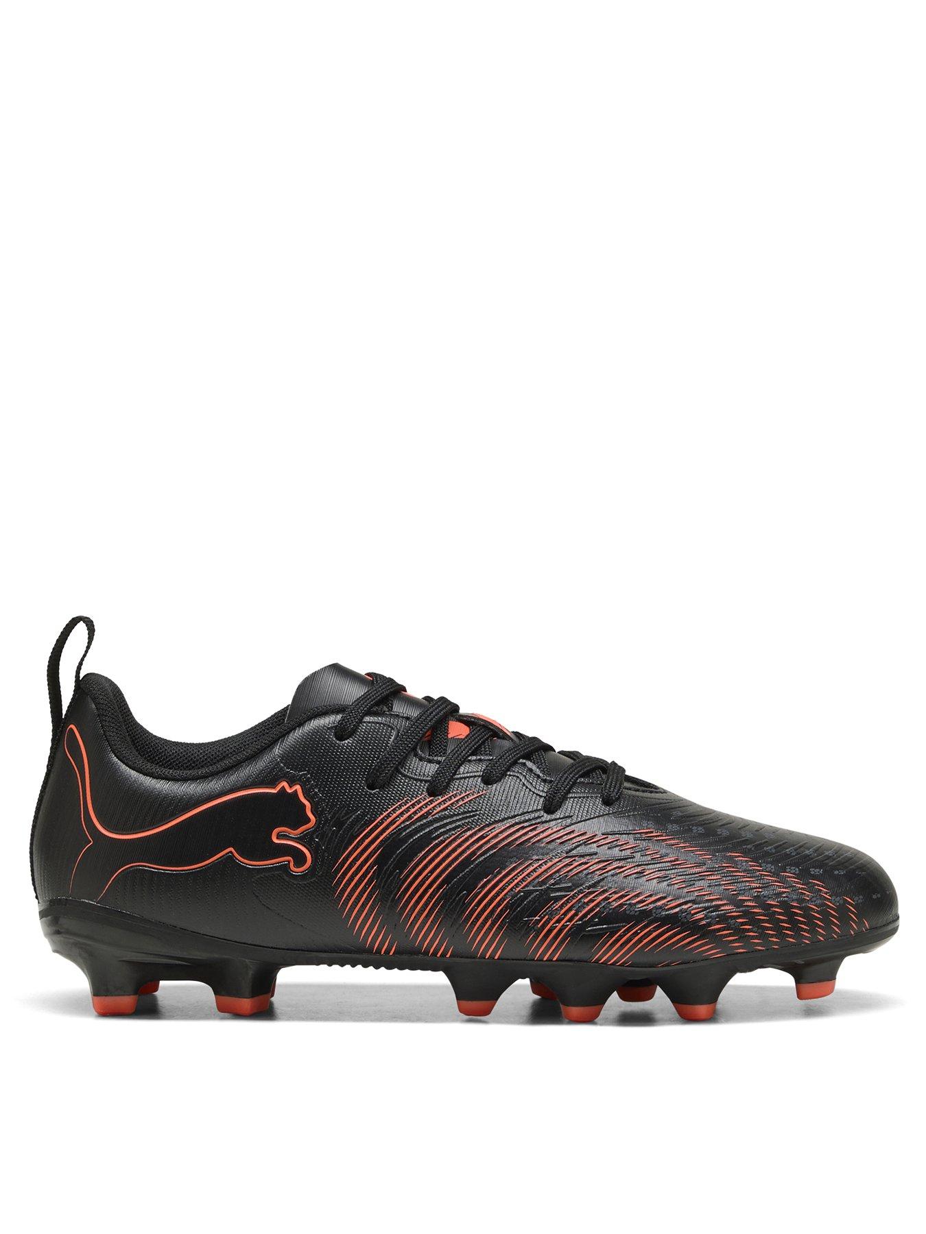 Puma Junior Future 9 Play Firm Ground Football Boots - Black