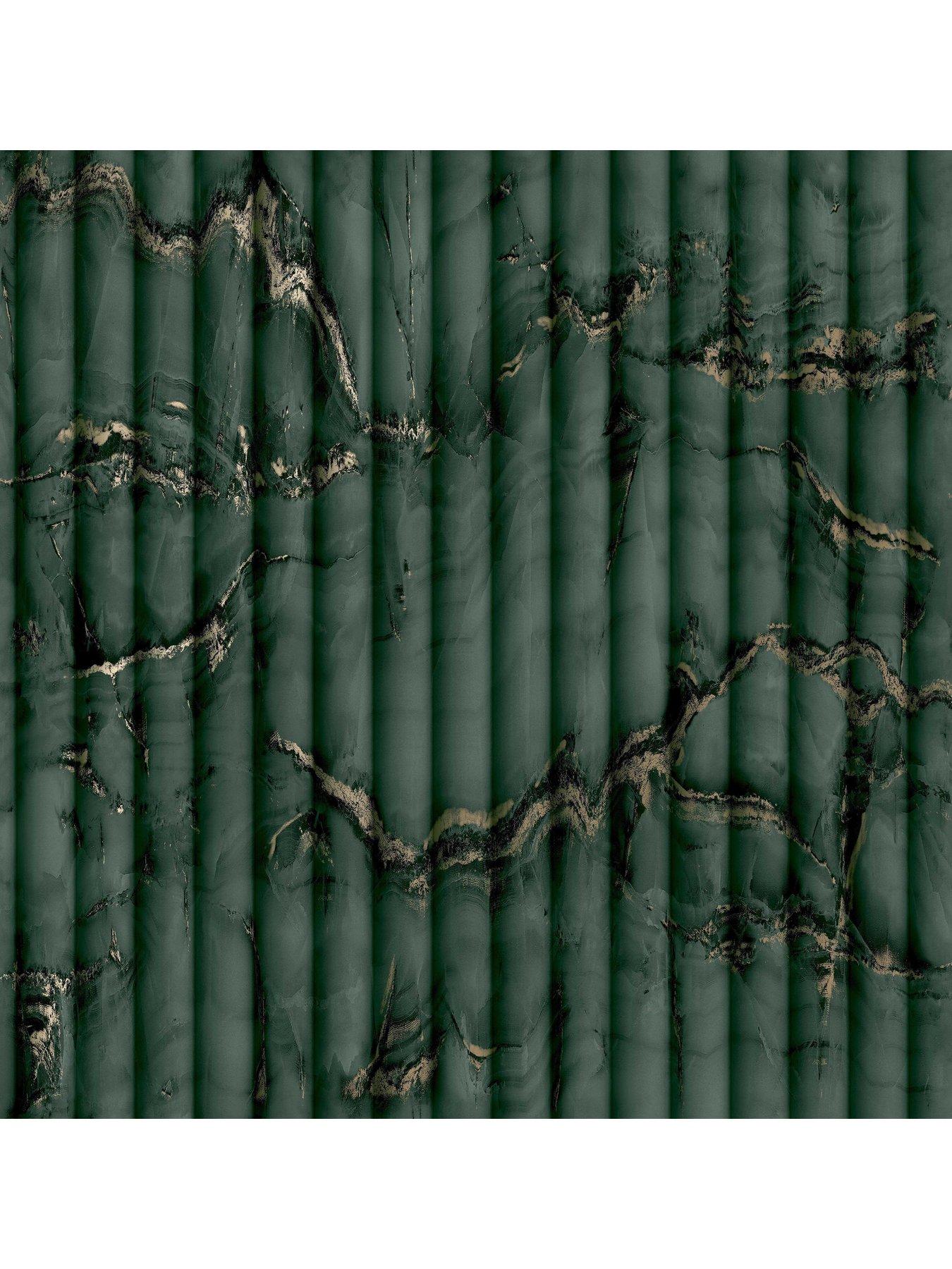 fine-decor-bianco-fluted-marble-deep-green-wallpaperstillFront
