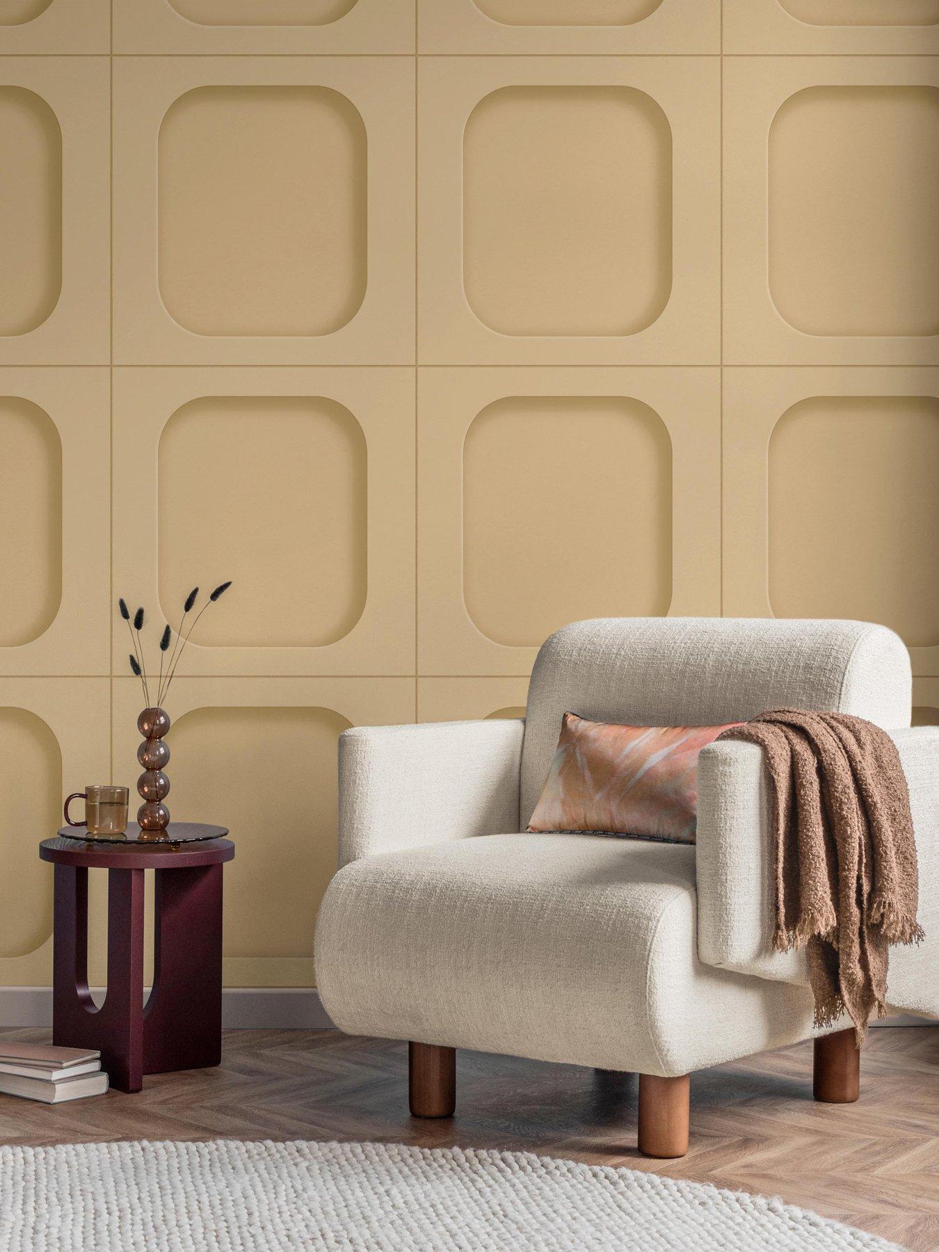 fine-decor-sloane-panel-honey-wallpaper