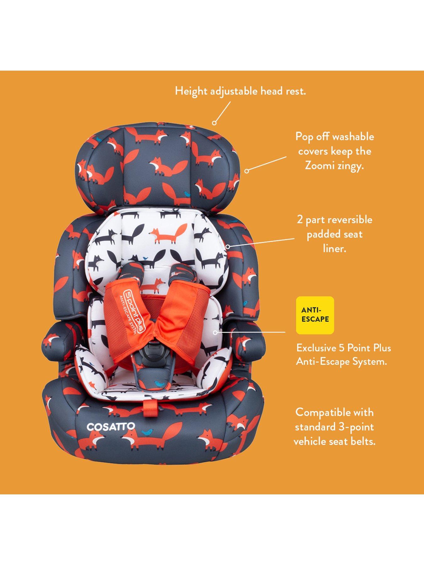 Image 2 of 6 of Cosatto Zoomi Group 123 Car Seats - Foxed