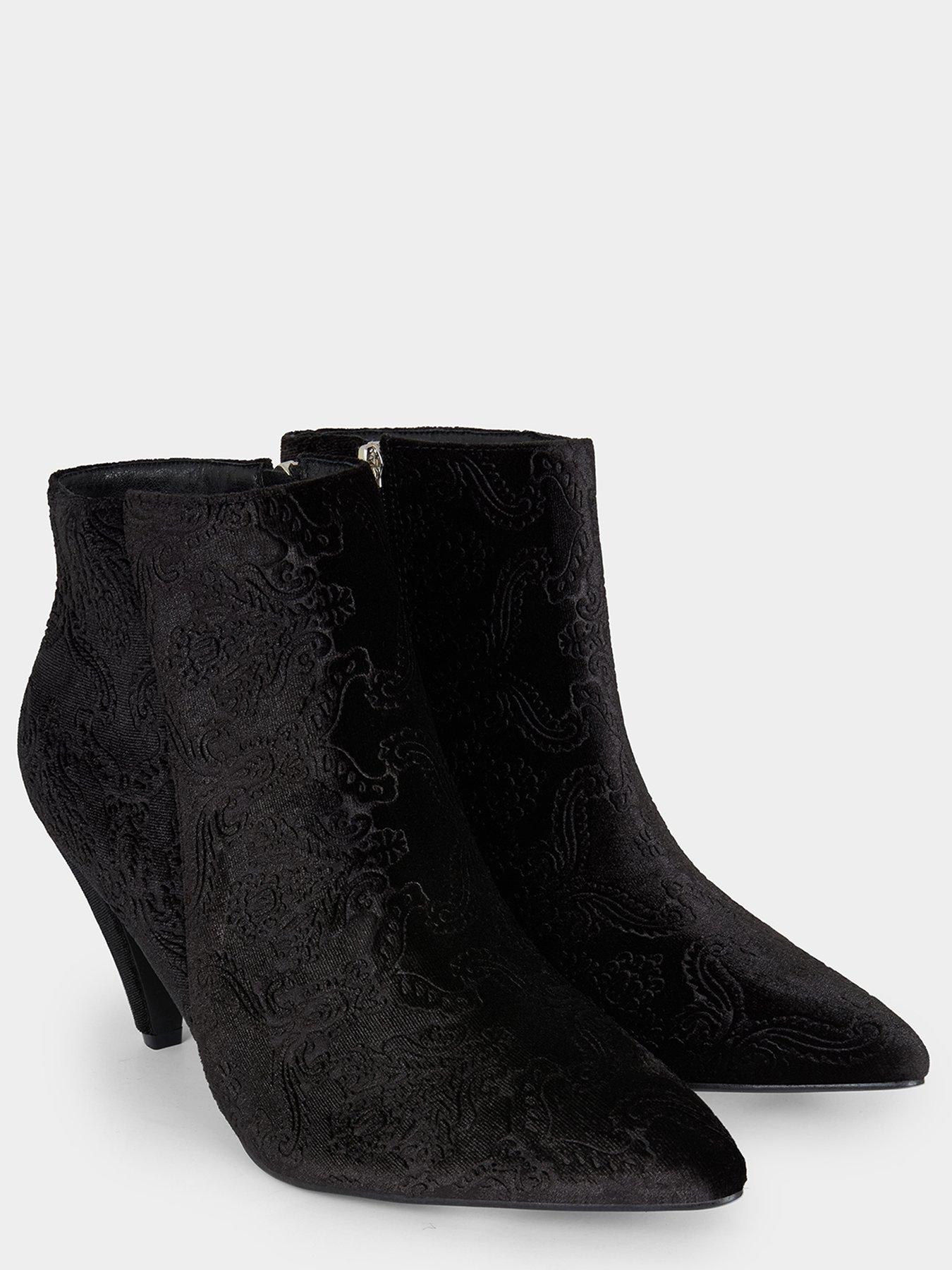 joe-browns-vivacious-embossed-velvet-ankle-boots-blackoutfit