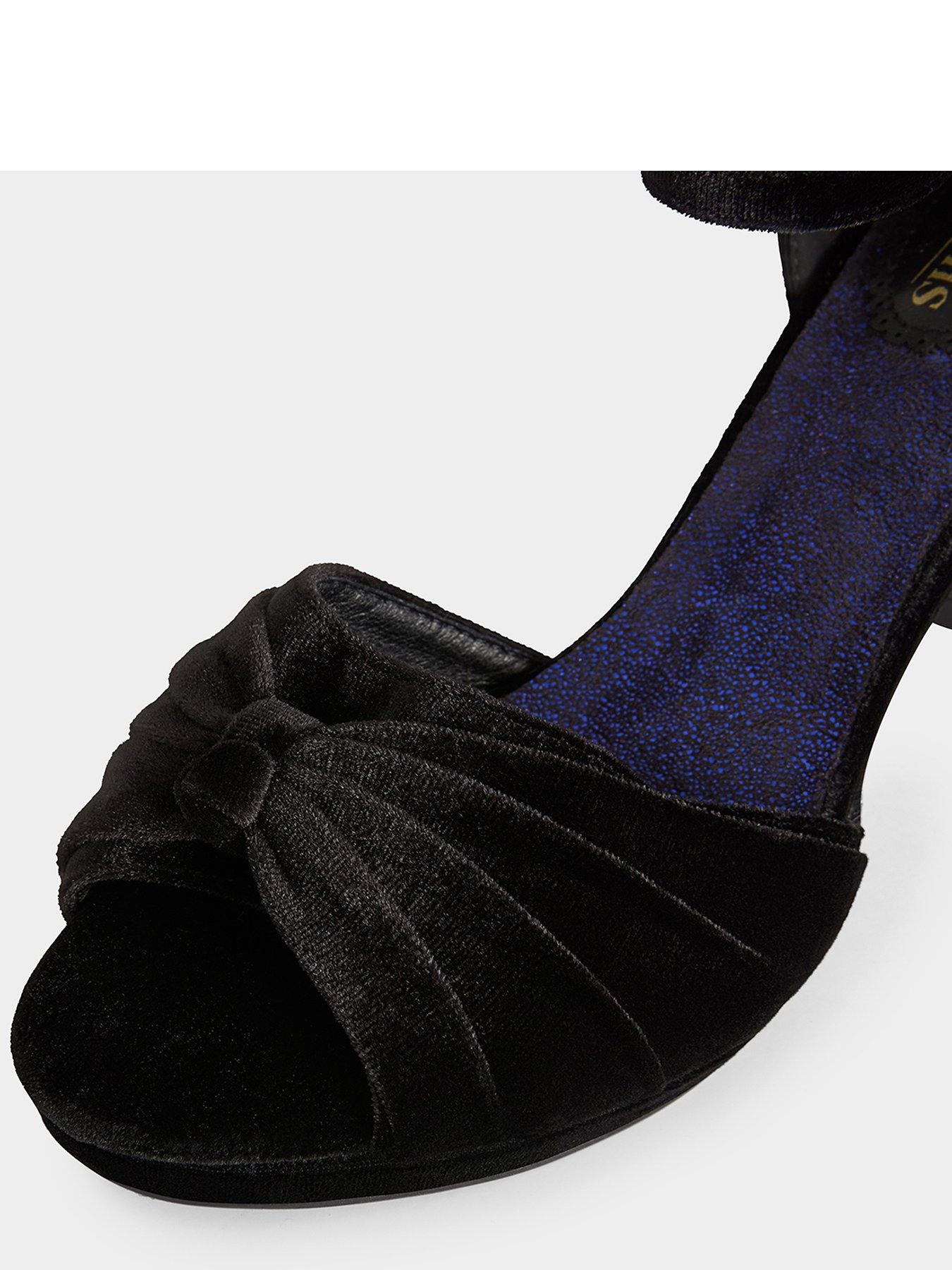 Image 5 of 5 of Joe Browns Night Glamour Velvet Shoes - Black