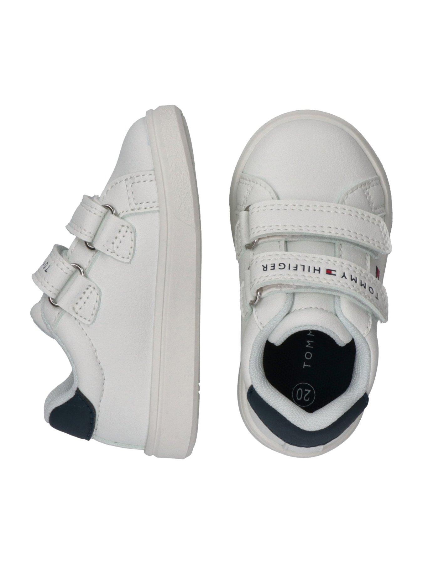 Image 5 of 5 of Tommy Hilfiger Boys Low Cut Velcro Sneaker - White