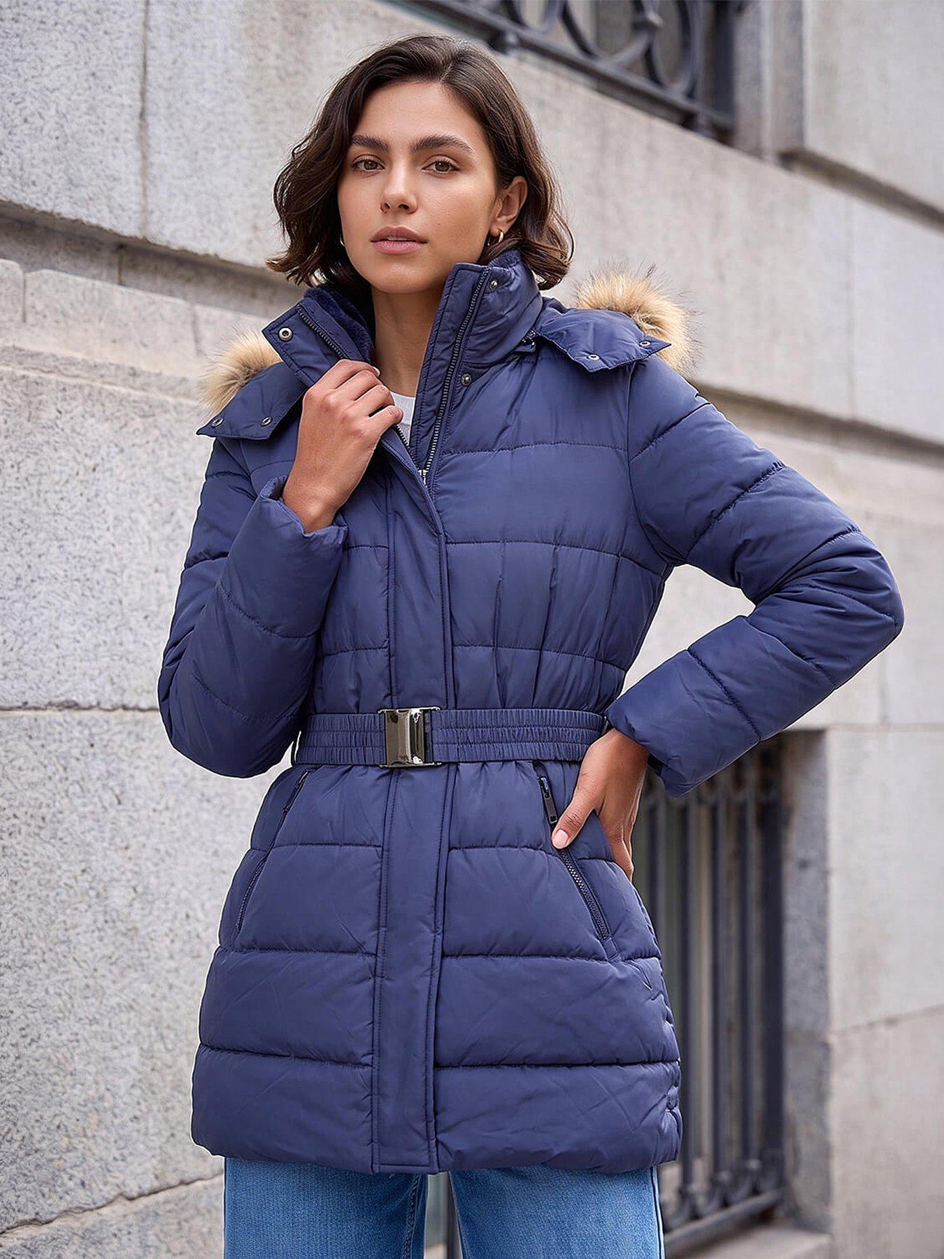 roman-faux-fur-padded-belt-coat-blue