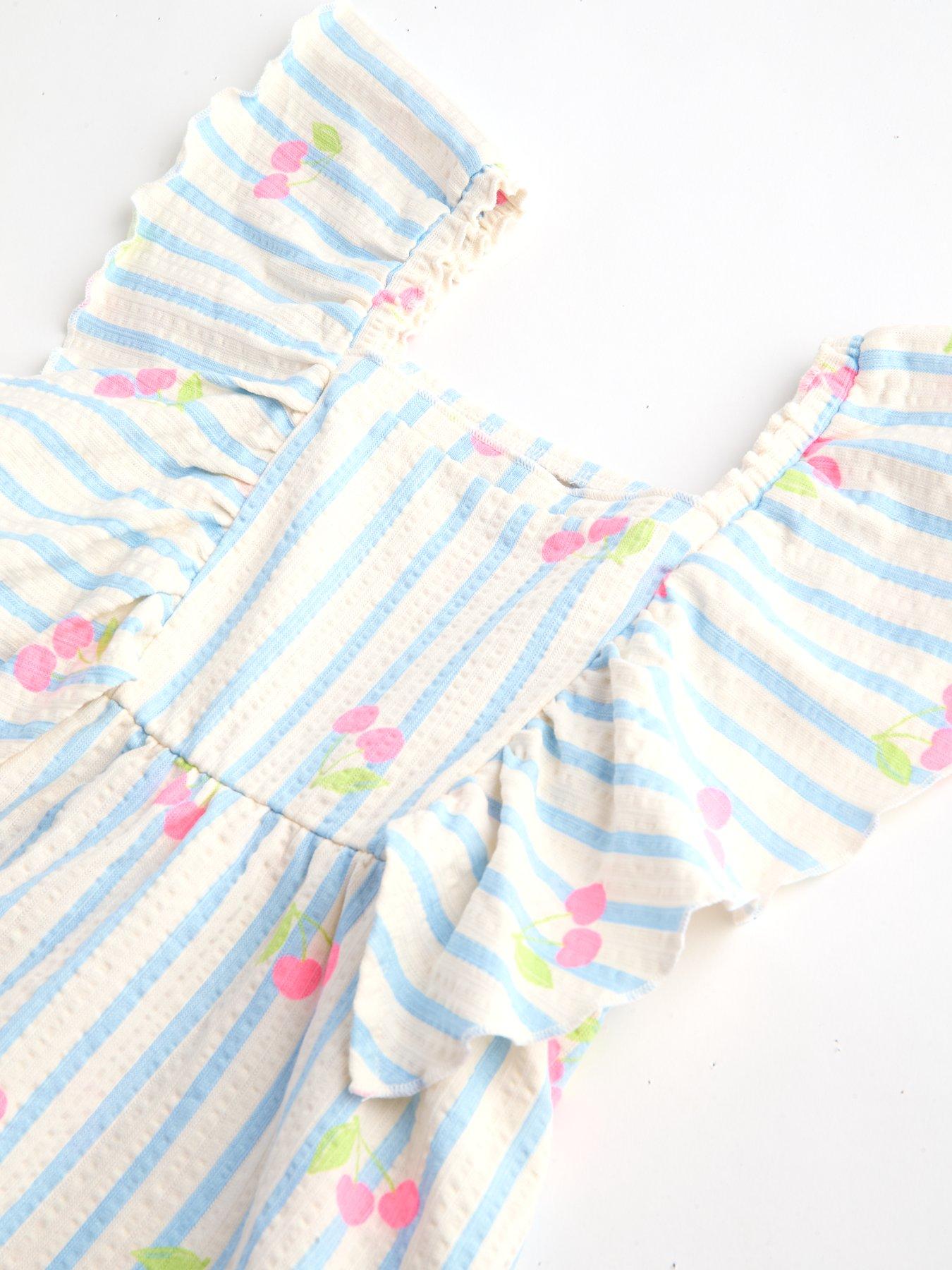 Image 5 of 6 of The Very Collection Crochet Flower Playsuit
