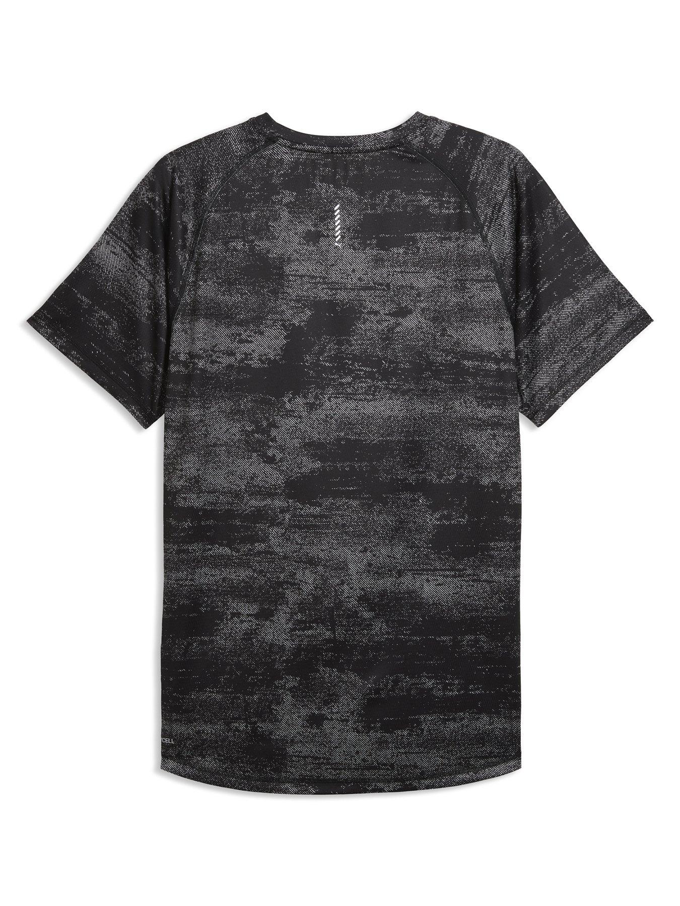 Image 7 of 7 of Puma Mens Running Velocity Printed T-Shirt - Black