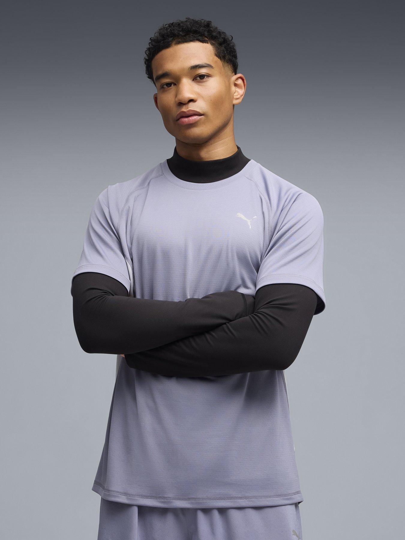 Puma Mens Running Velocity T-Shirt - Grey