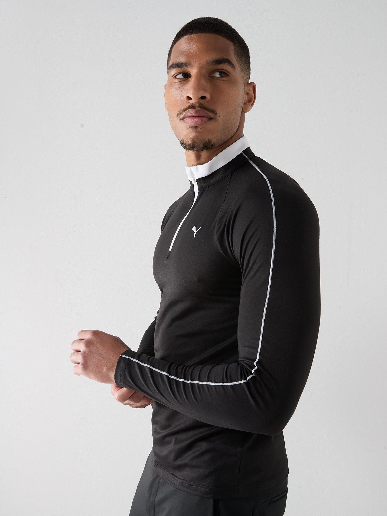 Image 5 of 5 of Puma Mens Golf Pure 3.0 Quarter Zip - Black