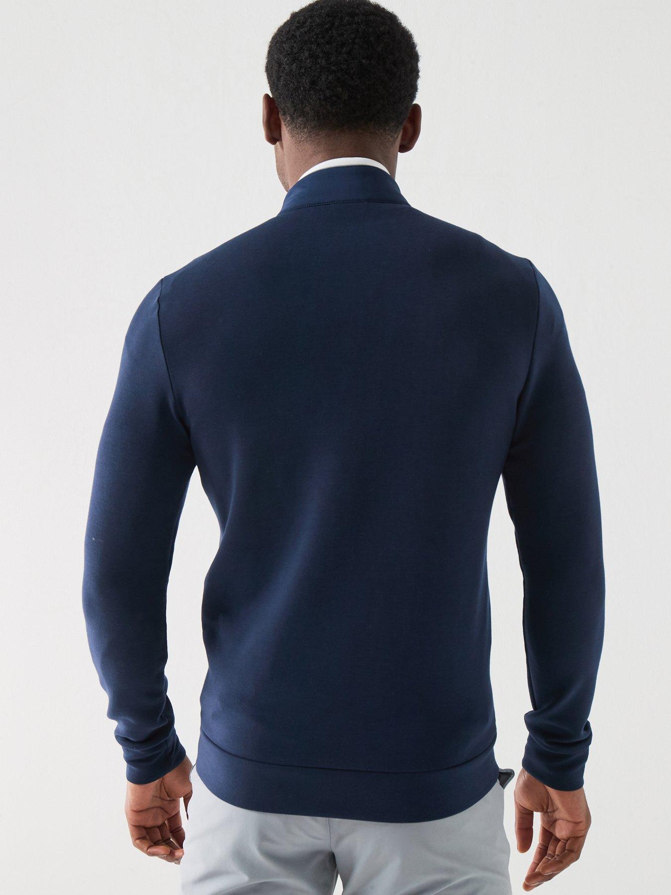 Image 2 of 4 of Puma Mens Golf Cloudspun Fleece Hybrid Jacket - Navy