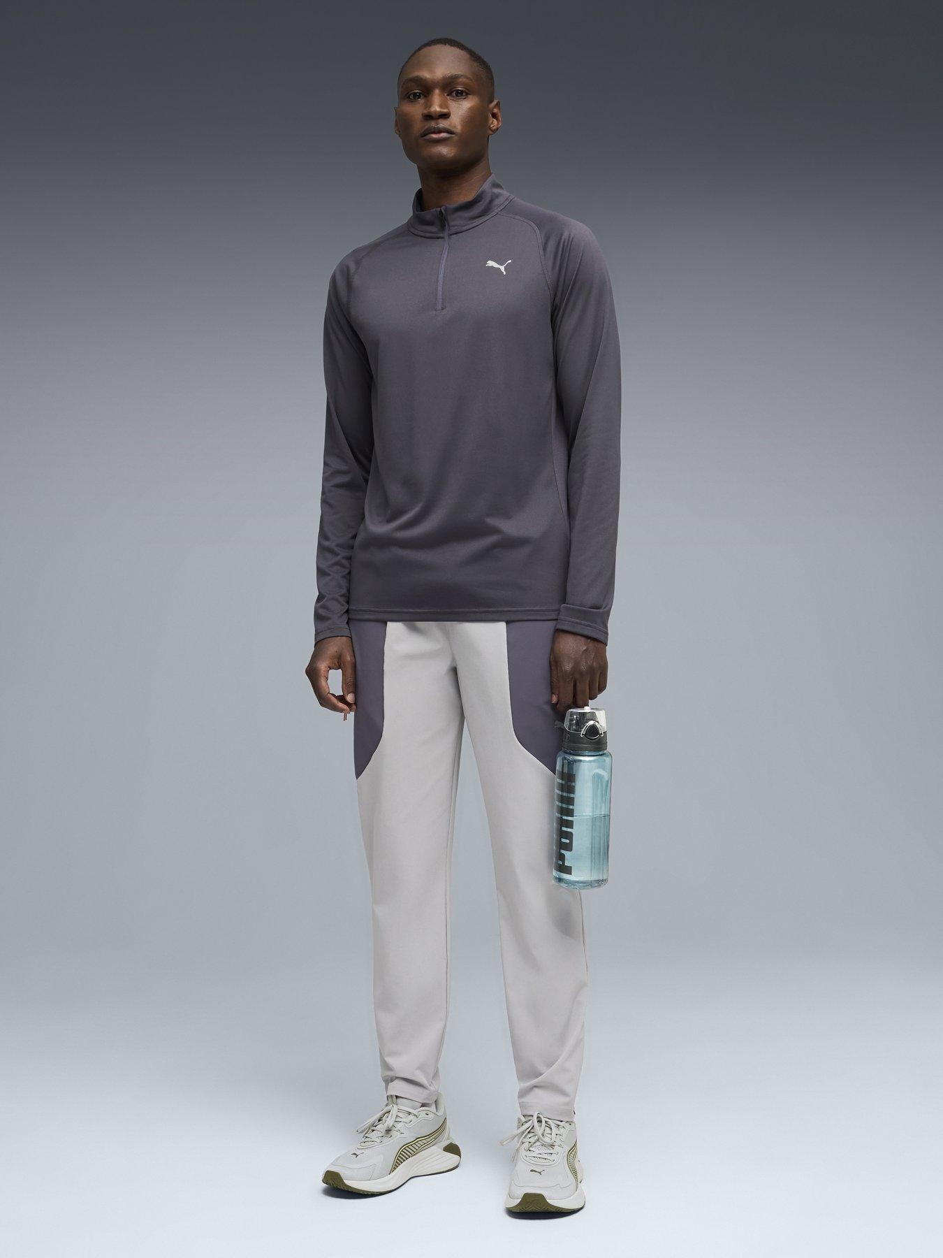 Image 3 of 5 of Puma Mens Training Pwr Fabrix Mix 1/4 Zip - Grey