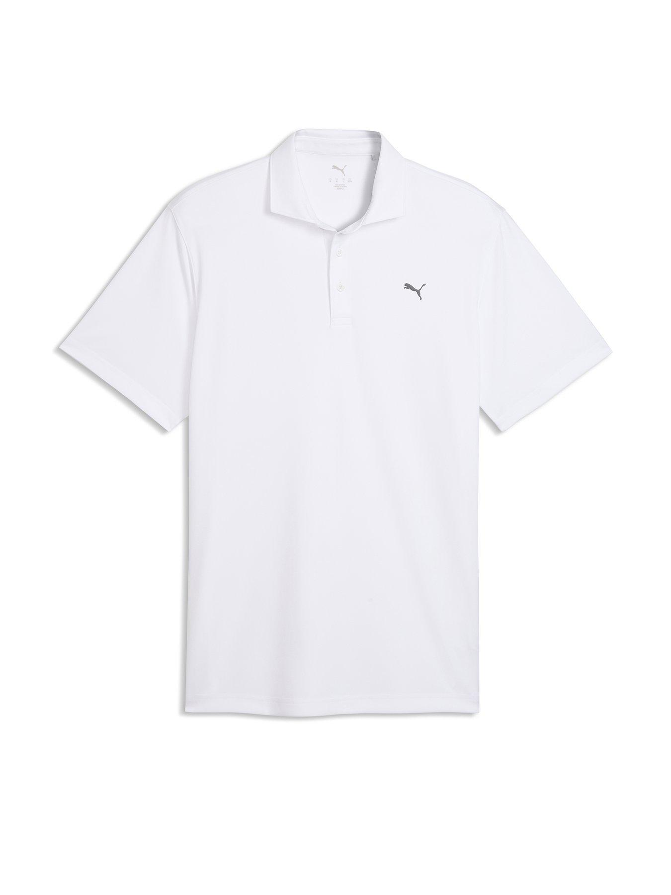 Puma Mens Golf Pure 3.0 Polo T-Shirt - White