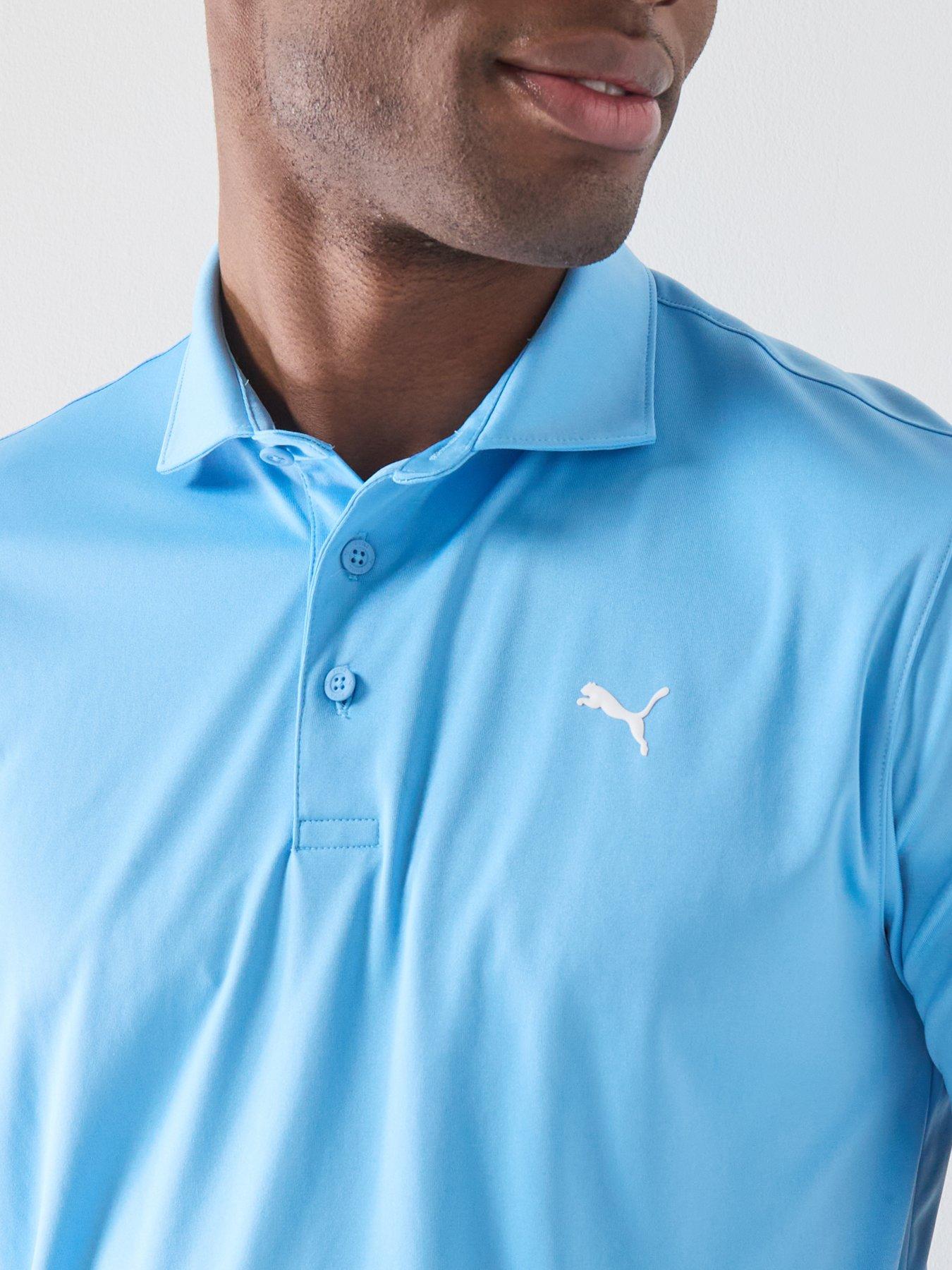 Image 4 of 4 of Puma Mens Golf Pure 3.0 Polo - Blue