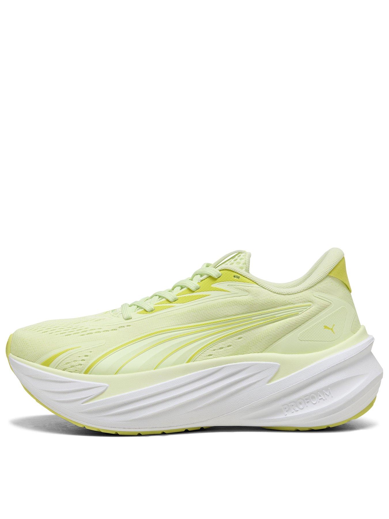 puma-womens-running-maxima-pro-trainers-yellowfront